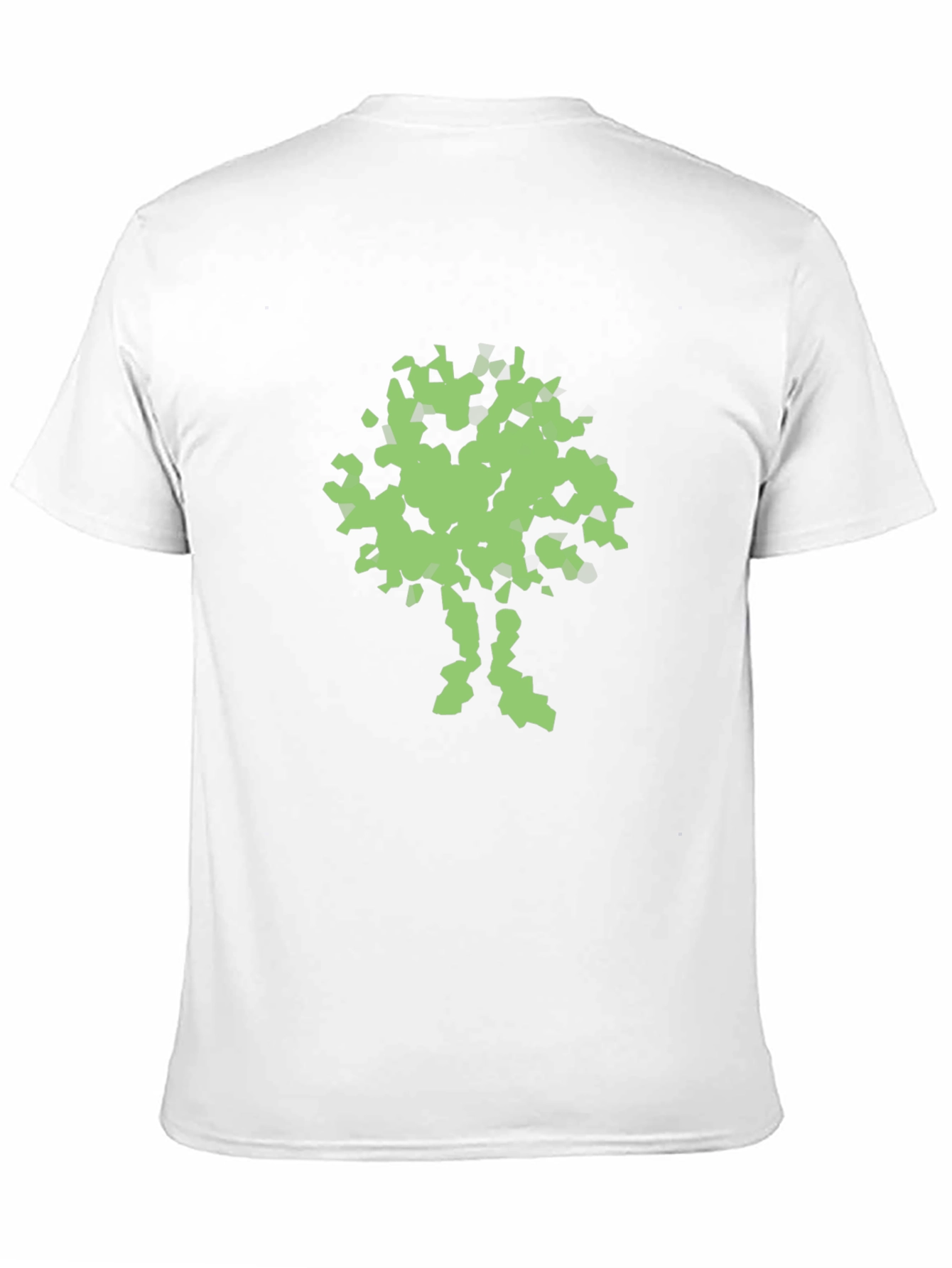Abstract Tree Graphic Print Black T-Shirt