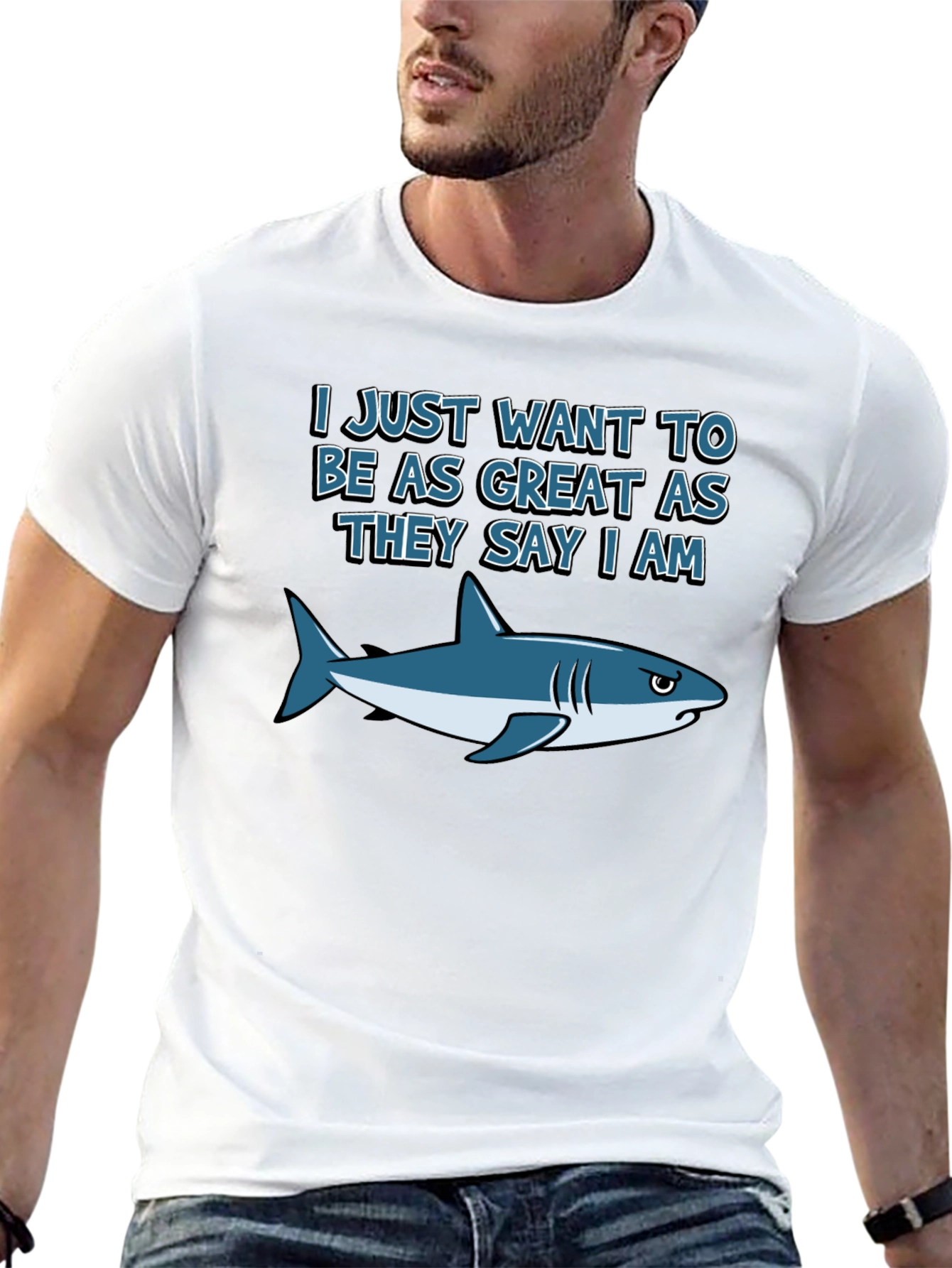 Great White Shark Graphic T-Shirt