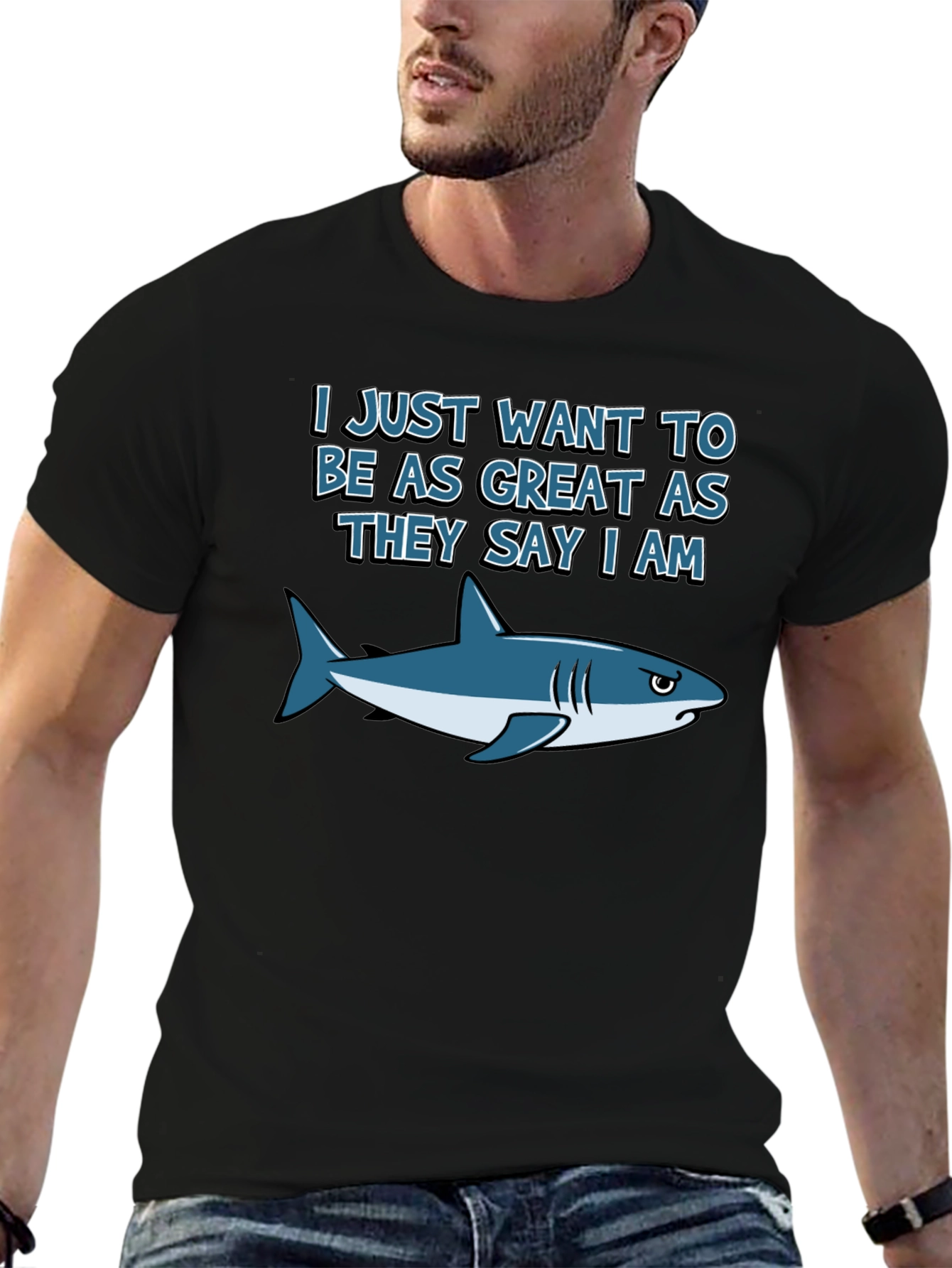 Great White Shark Graphic T-Shirt