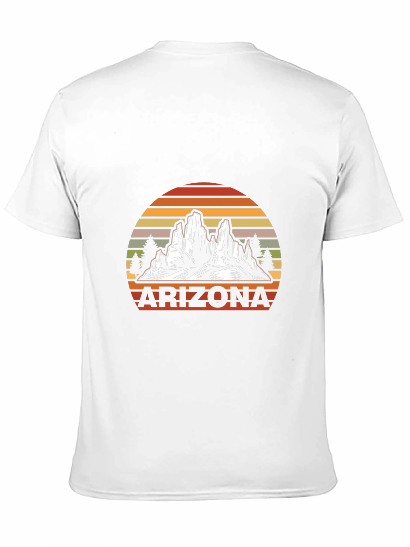 Arizona Graphic T-Shirt - Retro Mountain Design
