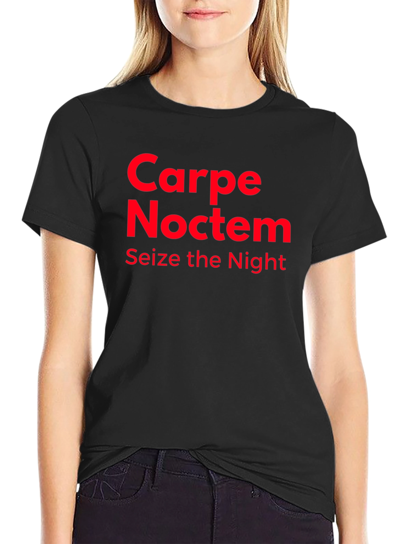 Carpe Noctem Graphic T-Shirt - Seize the Night!