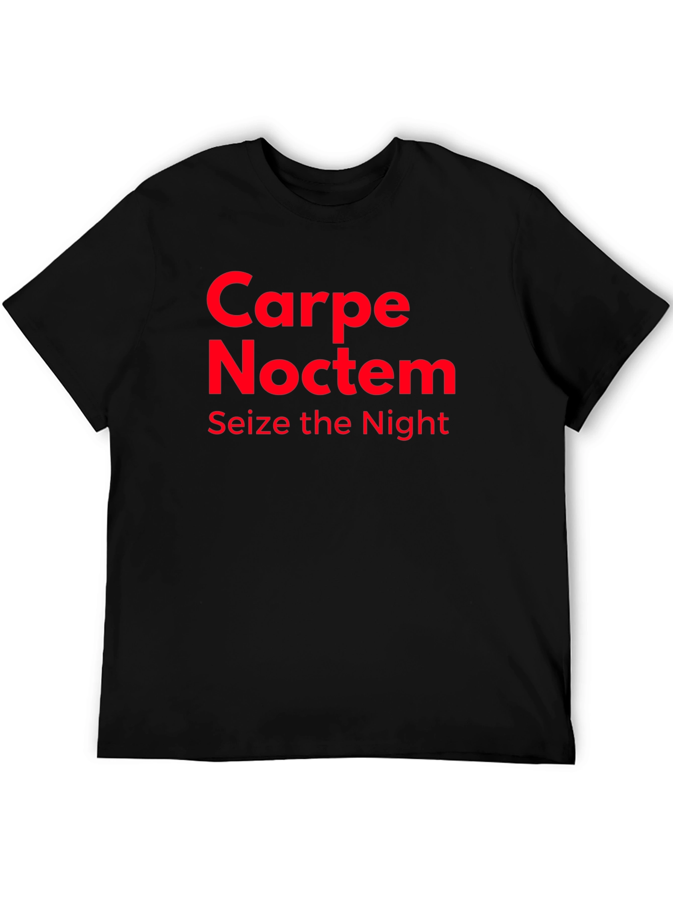 Carpe Noctem Graphic T-Shirt - Seize the Night!
