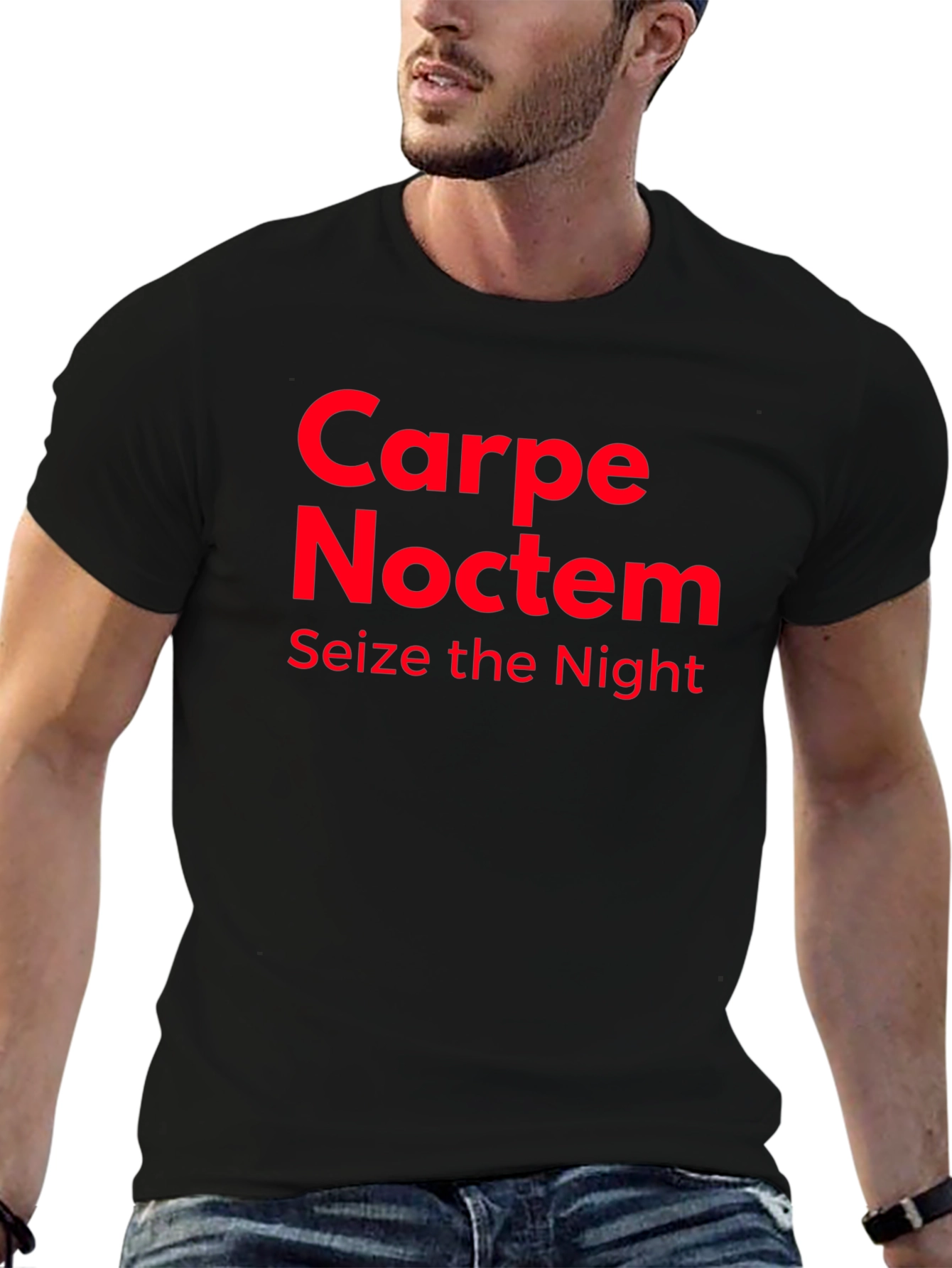 Carpe Noctem Graphic T-Shirt - Seize the Night!