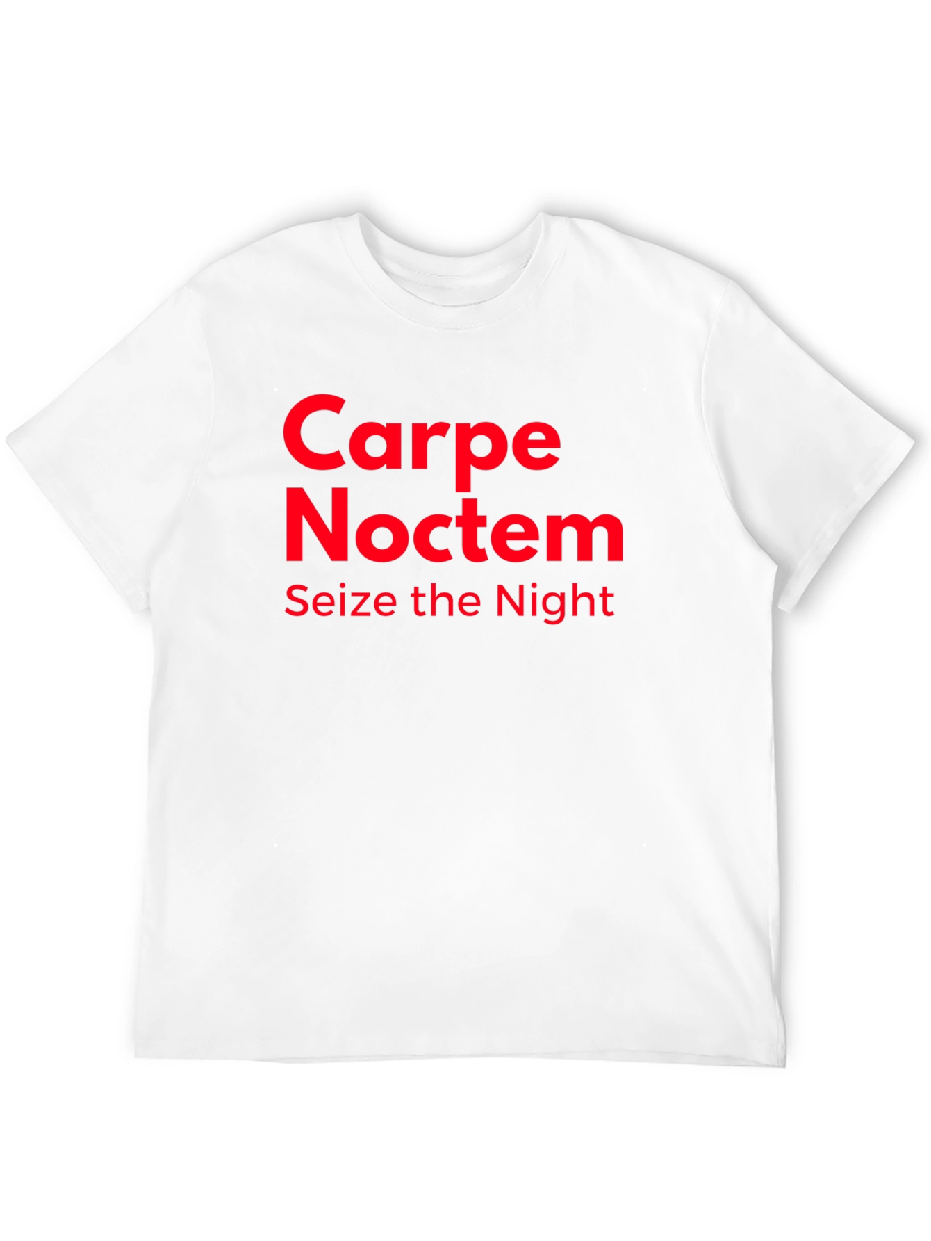 Carpe Noctem Graphic T-Shirt - Seize the Night!