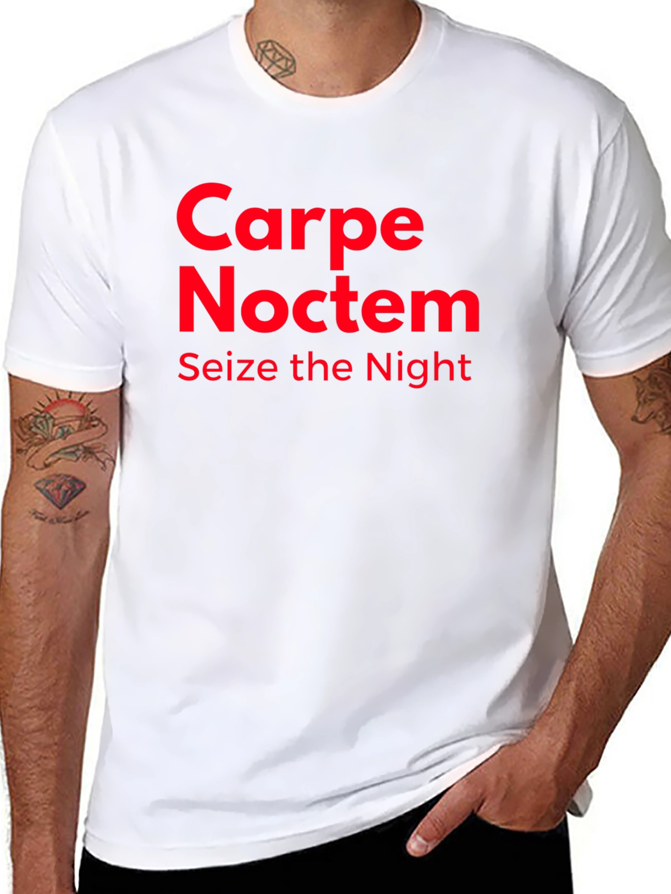 Carpe Noctem Graphic T-Shirt - Seize the Night!