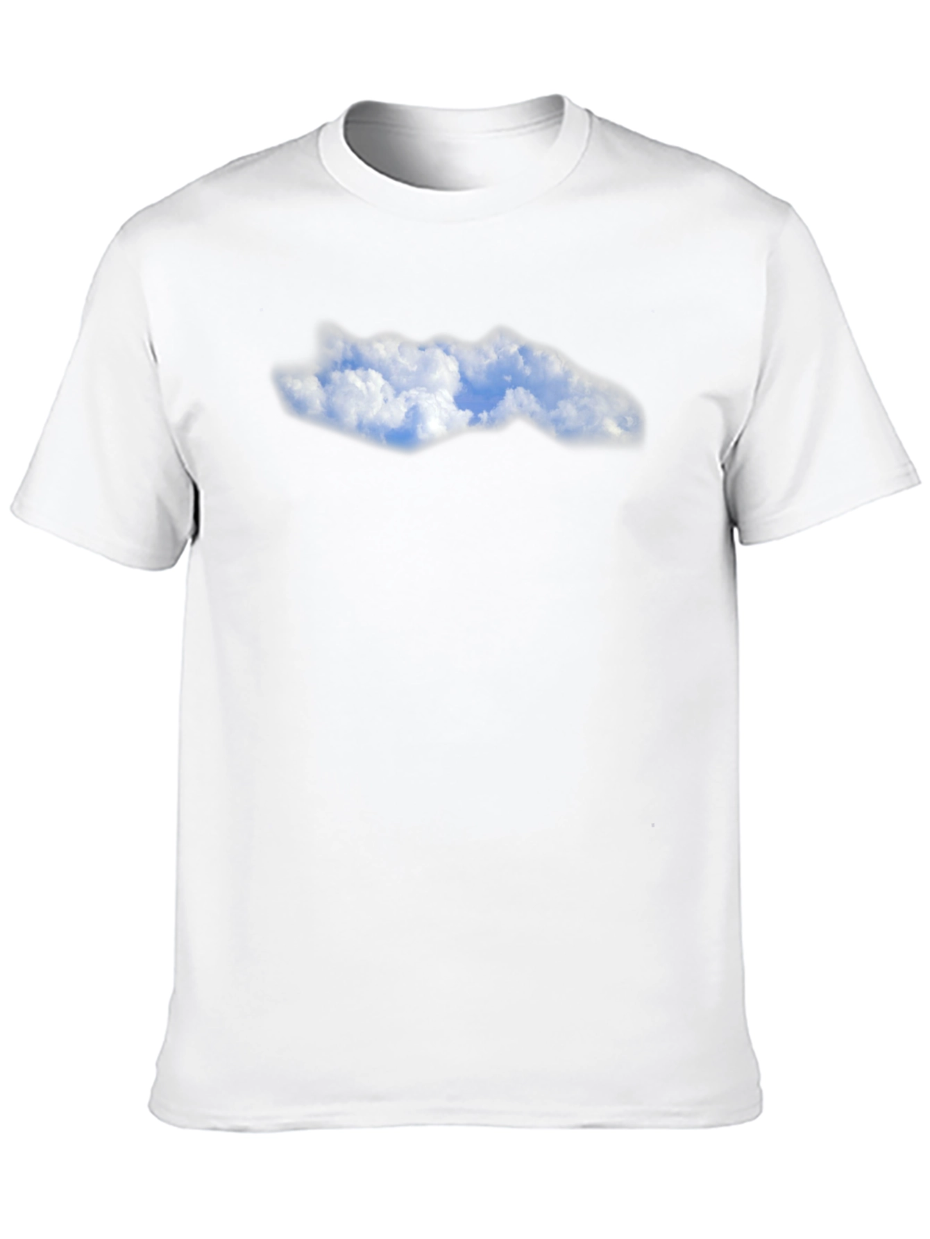 Cloudscape Graphic Black T-Shirt - Soft Cotton Blend
