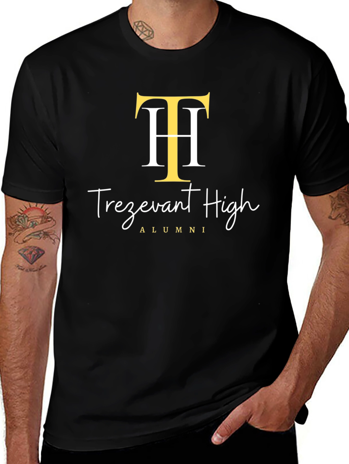 Trezevant High Alumni Black T-Shirt