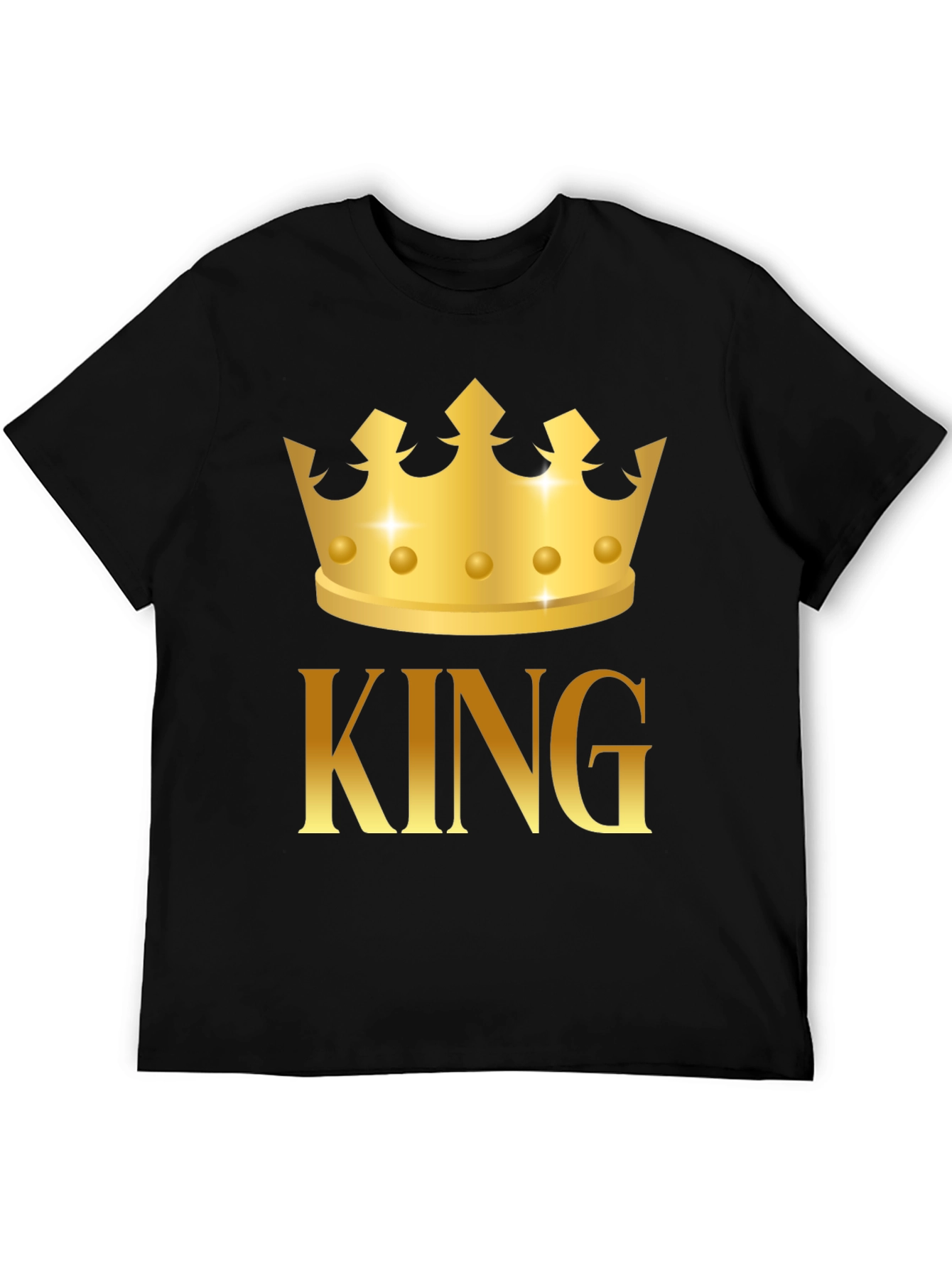 King Crown Graphic Black T-Shirt