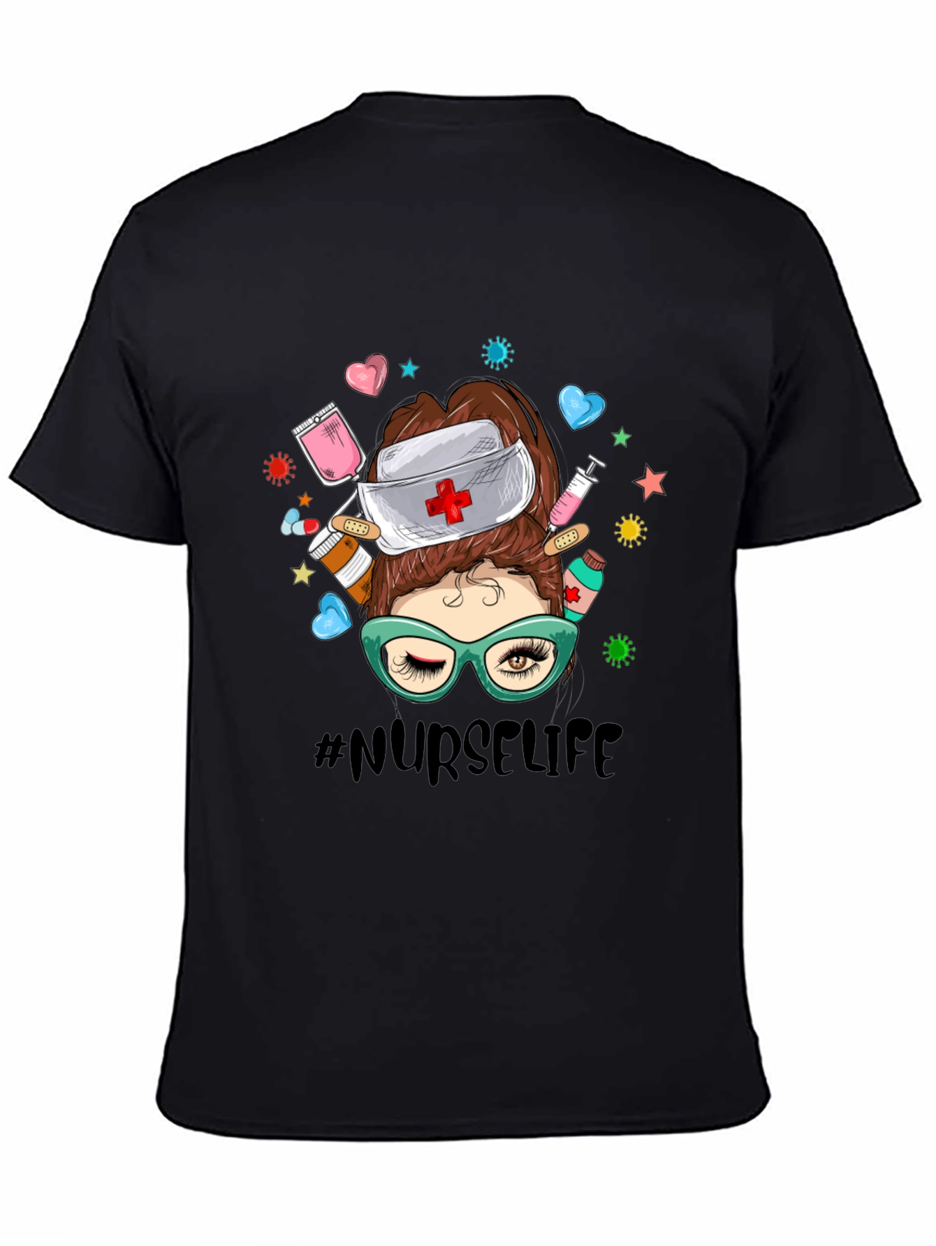 Nurse Life Graphic T-Shirt