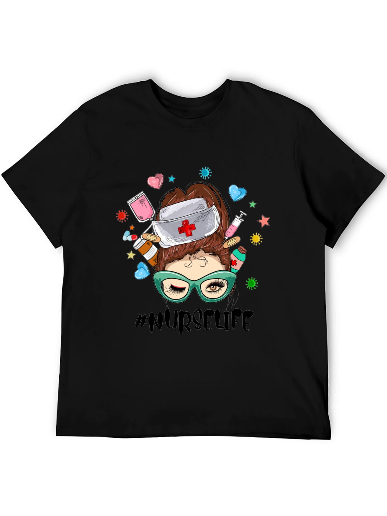 Nurse Life Graphic T-Shirt