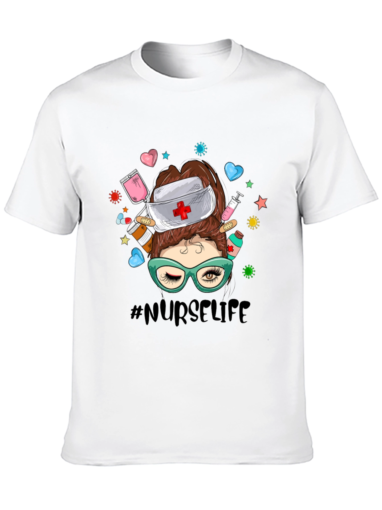Nurse Life Graphic T-Shirt