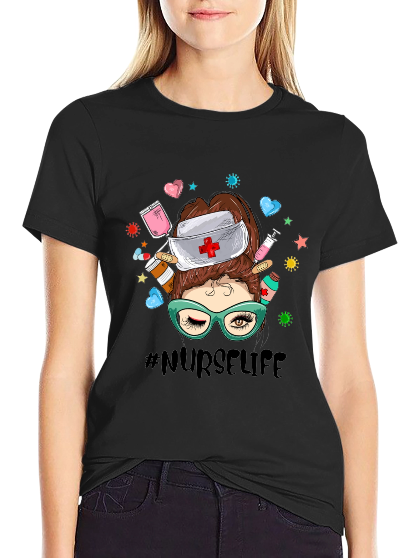 Nurse Life Graphic T-Shirt