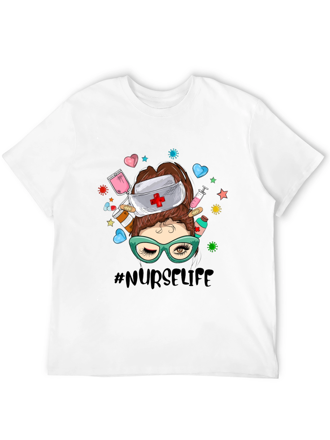 Nurse Life Graphic T-Shirt