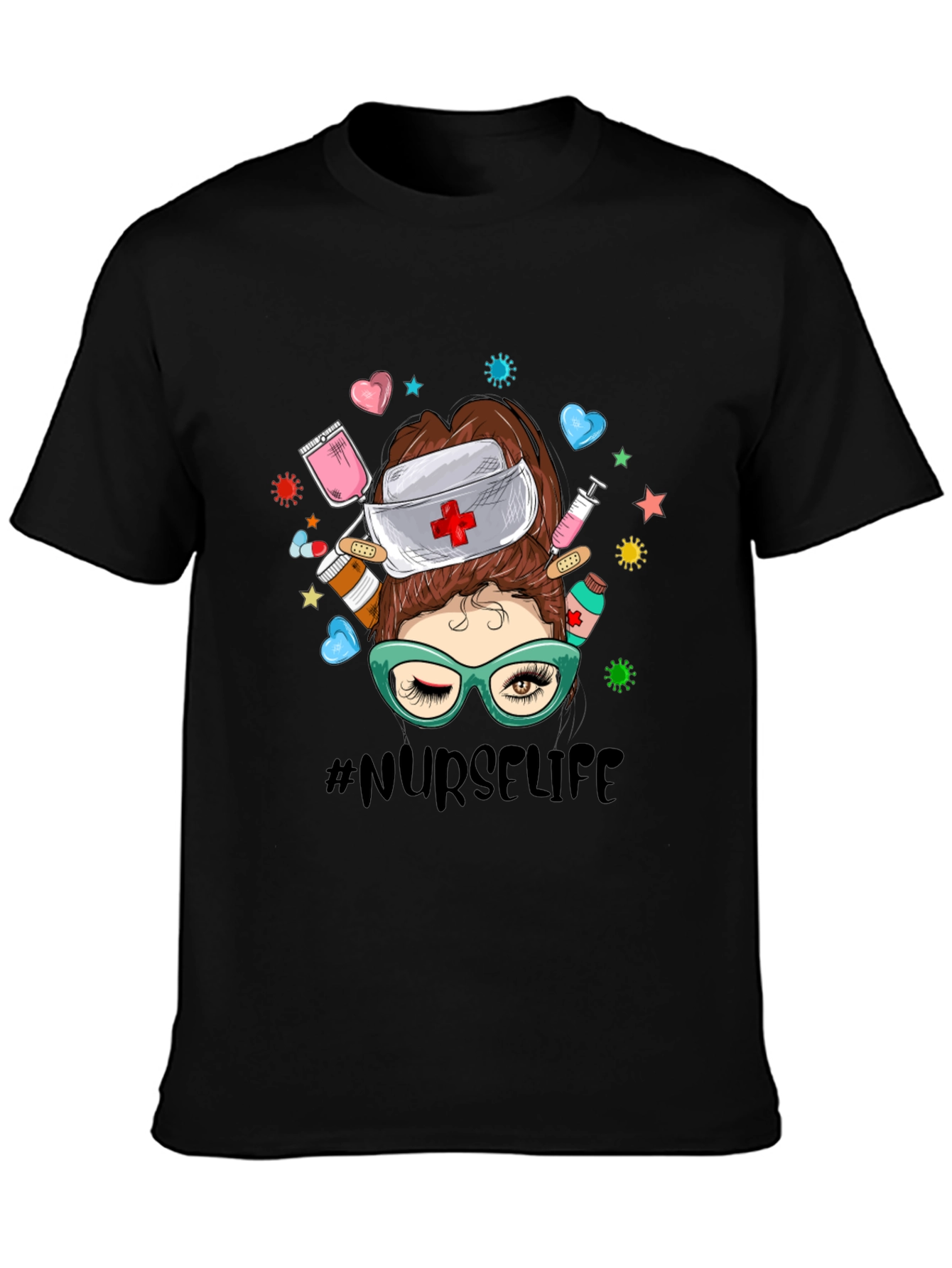 Nurse Life Graphic T-Shirt