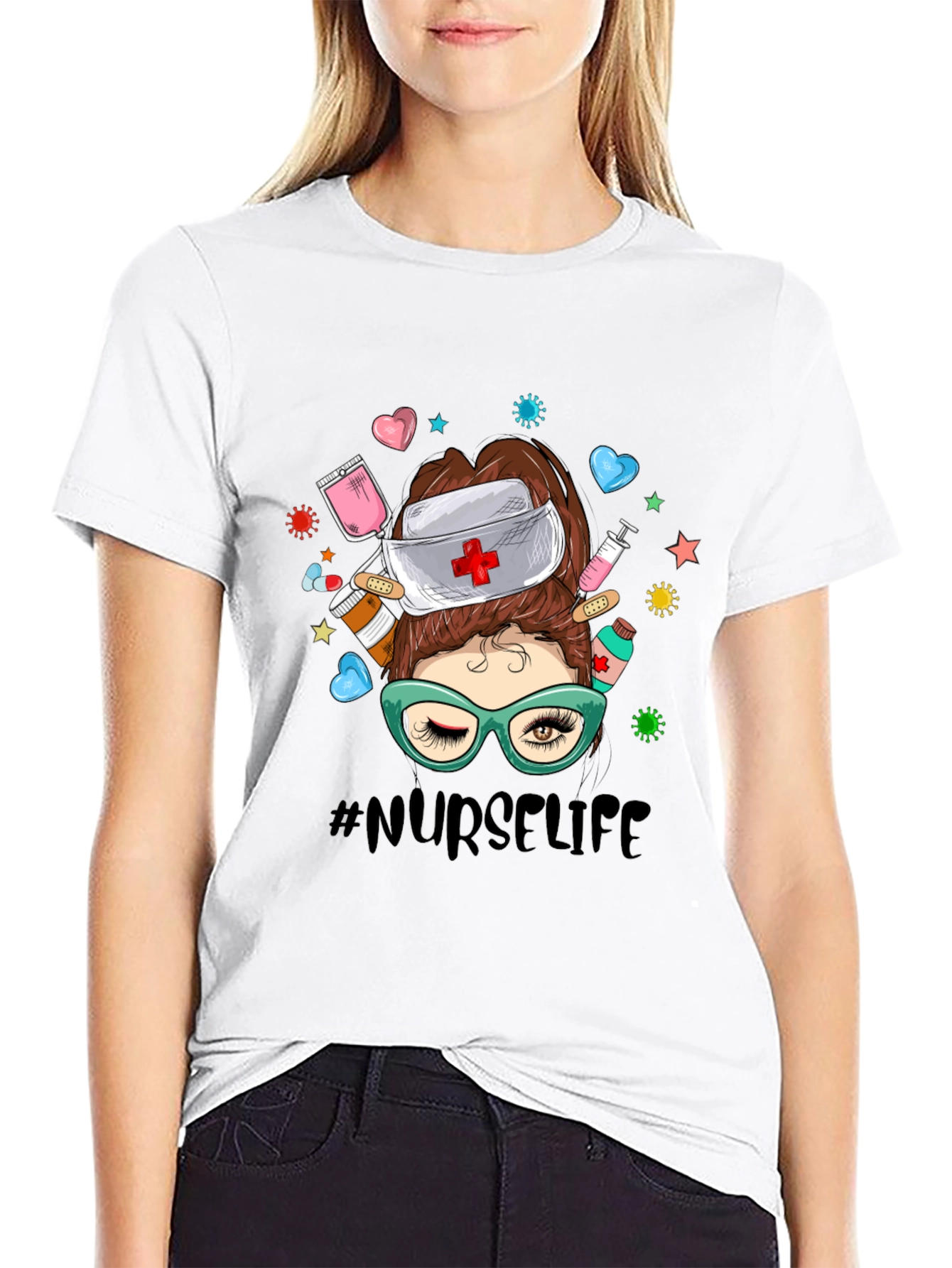 Nurse Life Graphic T-Shirt