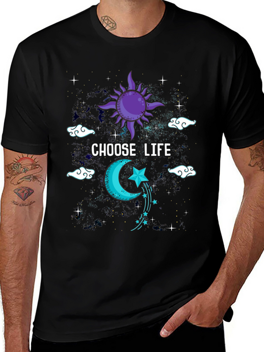Choose Life Celestial Graphic Tee