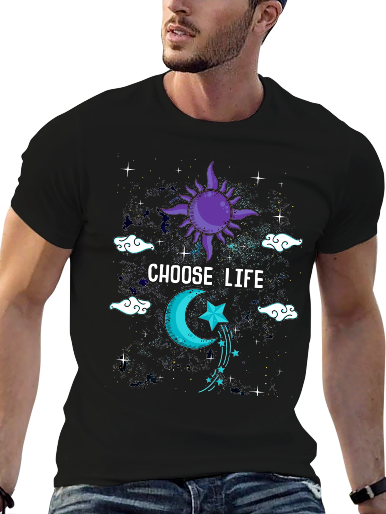 Choose Life Celestial Graphic Tee