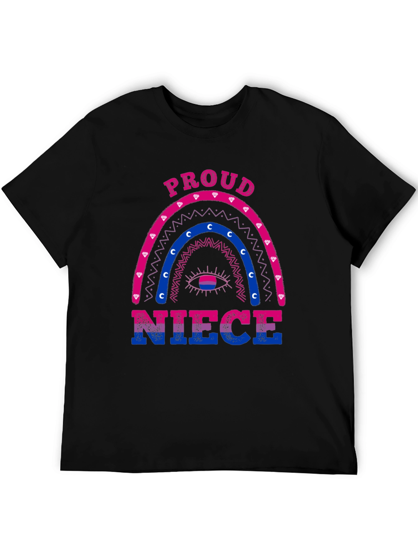 Proud Niece Bi Pride Rainbow T-Shirt