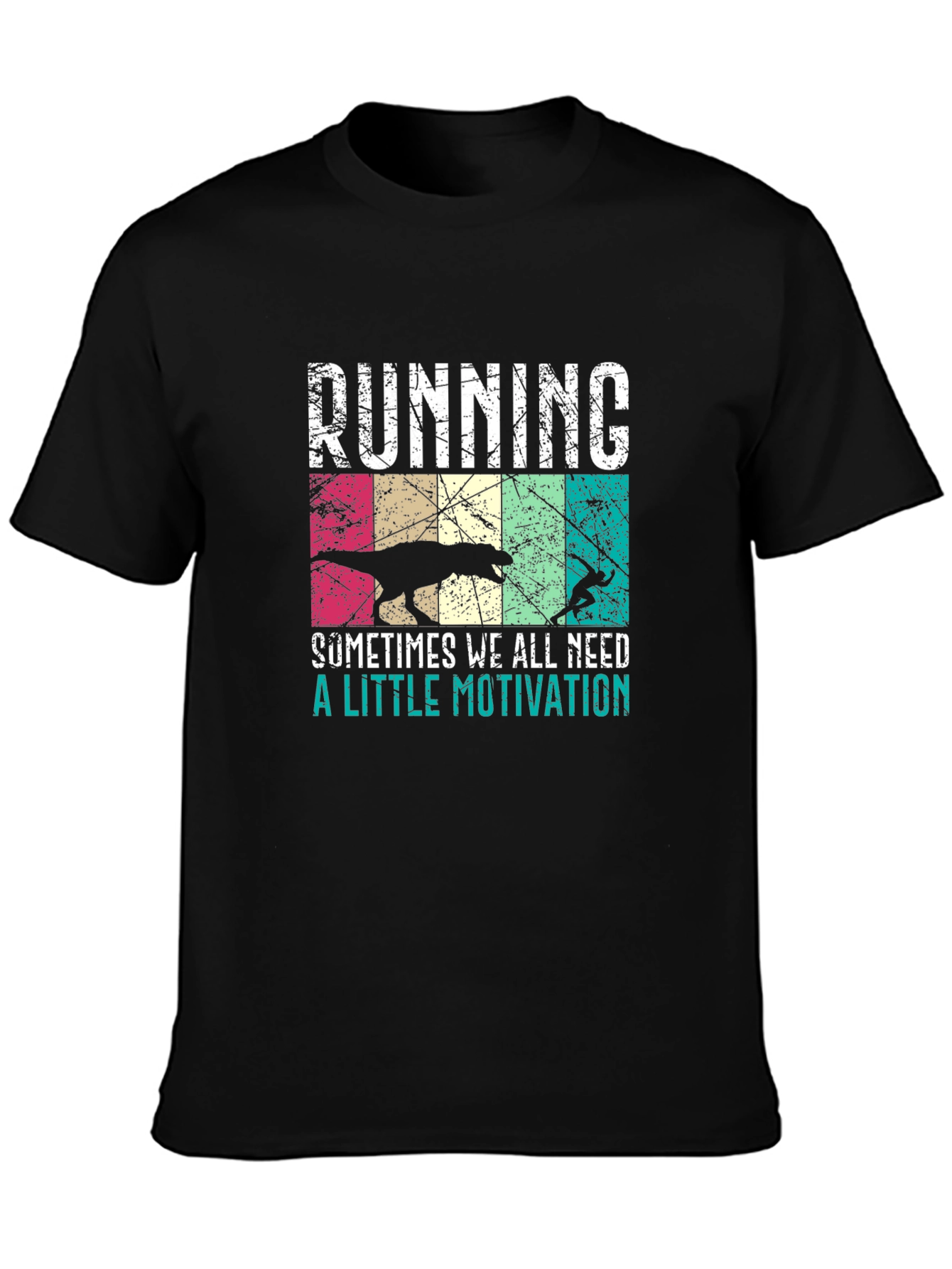 Running Dinosaur Motivation T-Shirt