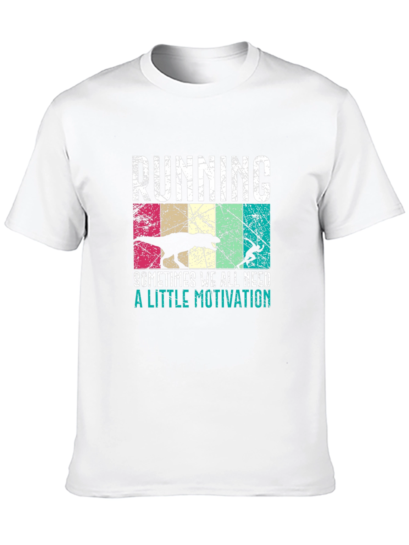 Running Dinosaur Motivation T-Shirt