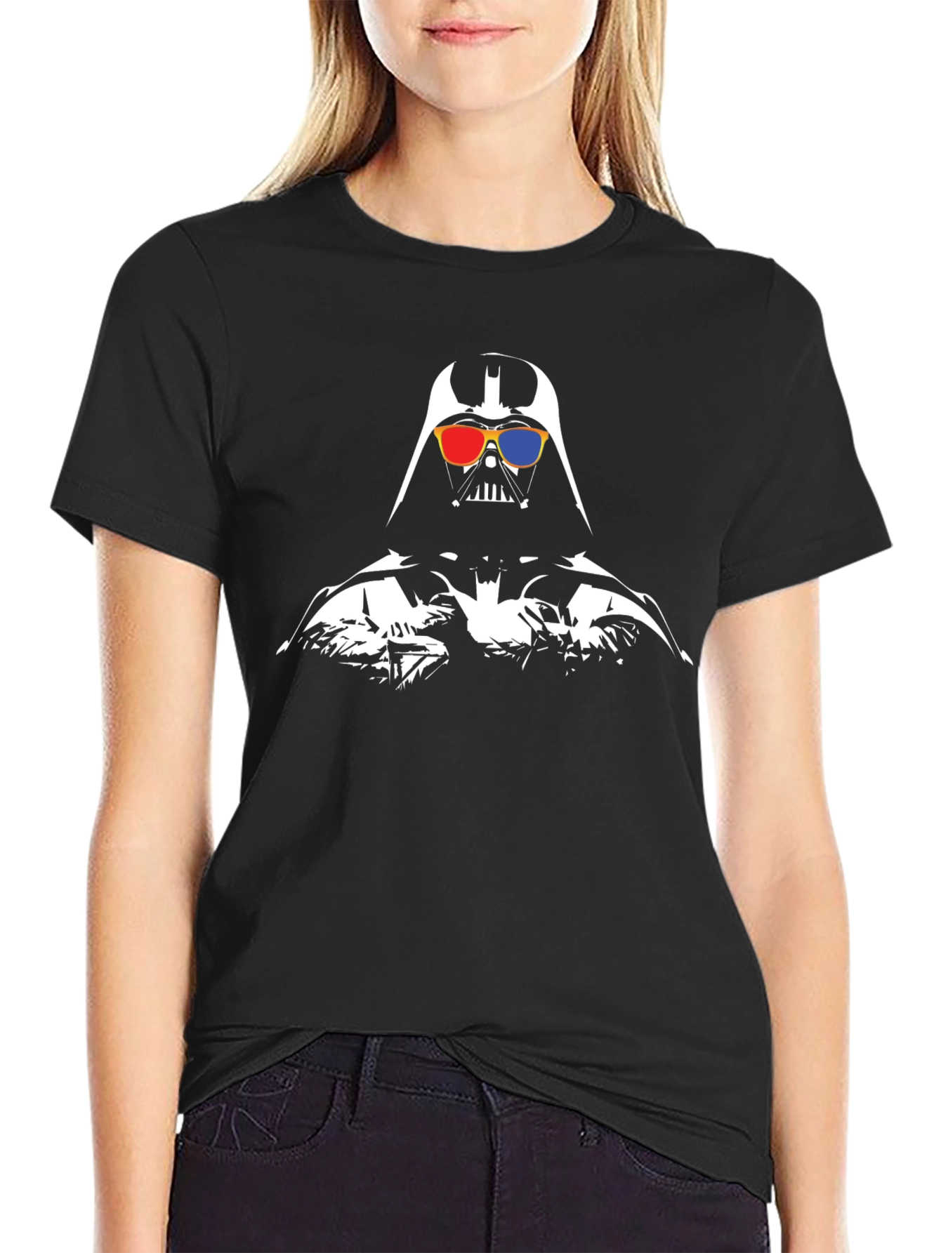 Darth Vader 3D Glasses Graphic Tee