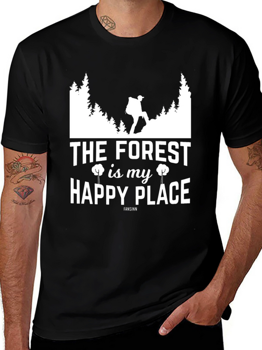 The Forest Is My Happy Place Graphic T-Shirt