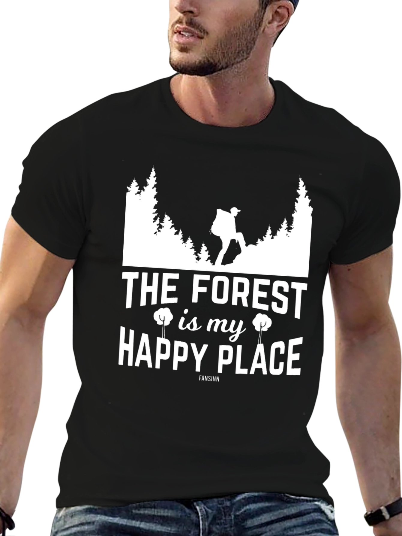 The Forest Is My Happy Place Graphic T-Shirt