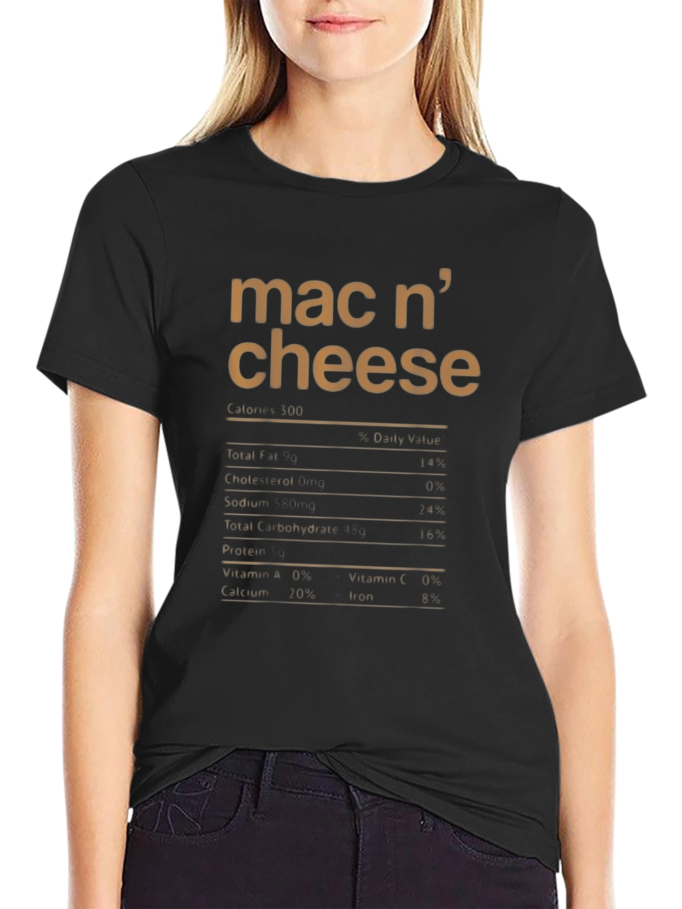 Mac n Cheese Nutrition Facts T-Shirt