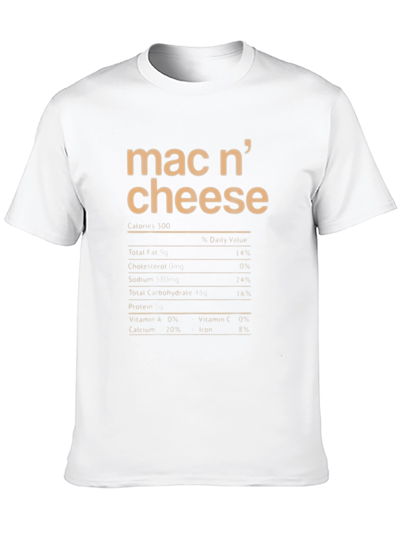 Mac n Cheese Nutrition Facts T-Shirt