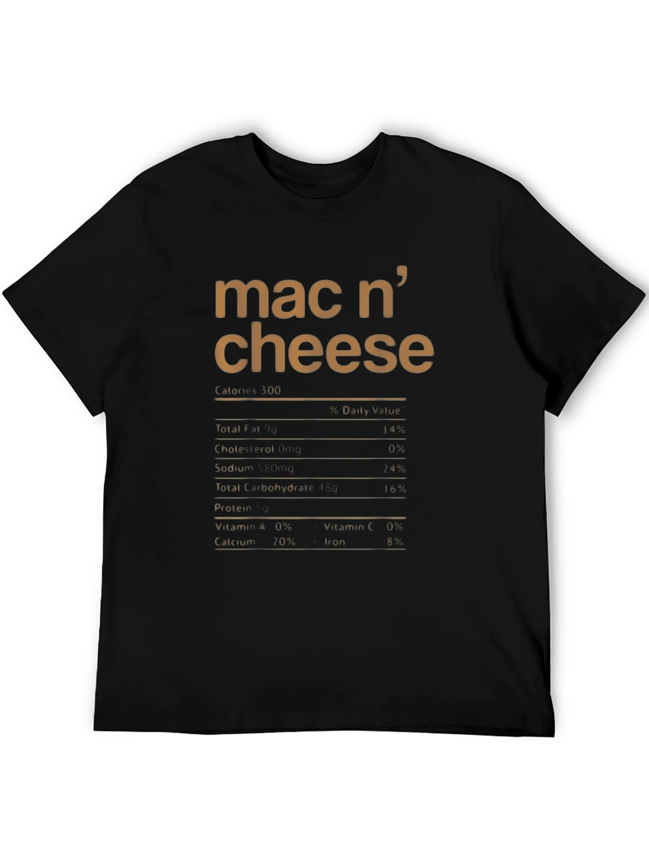 Mac n Cheese Nutrition Facts T-Shirt
