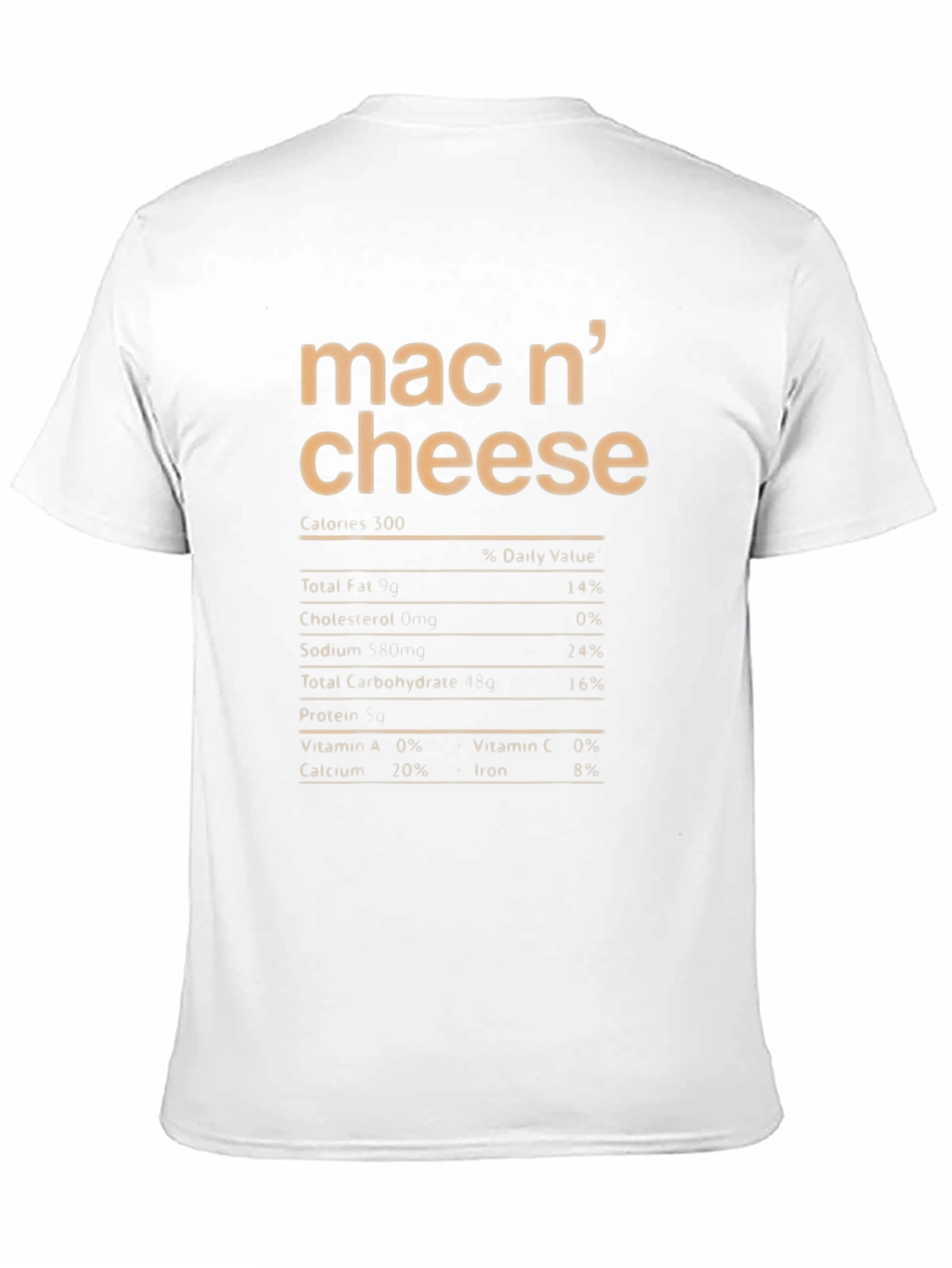 Mac n Cheese Nutrition Facts T-Shirt