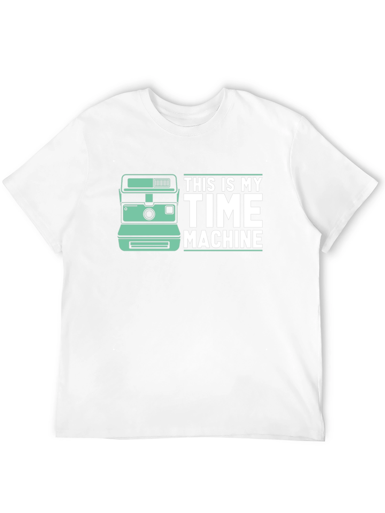 Time Machine Camera Graphic Tee - Black
