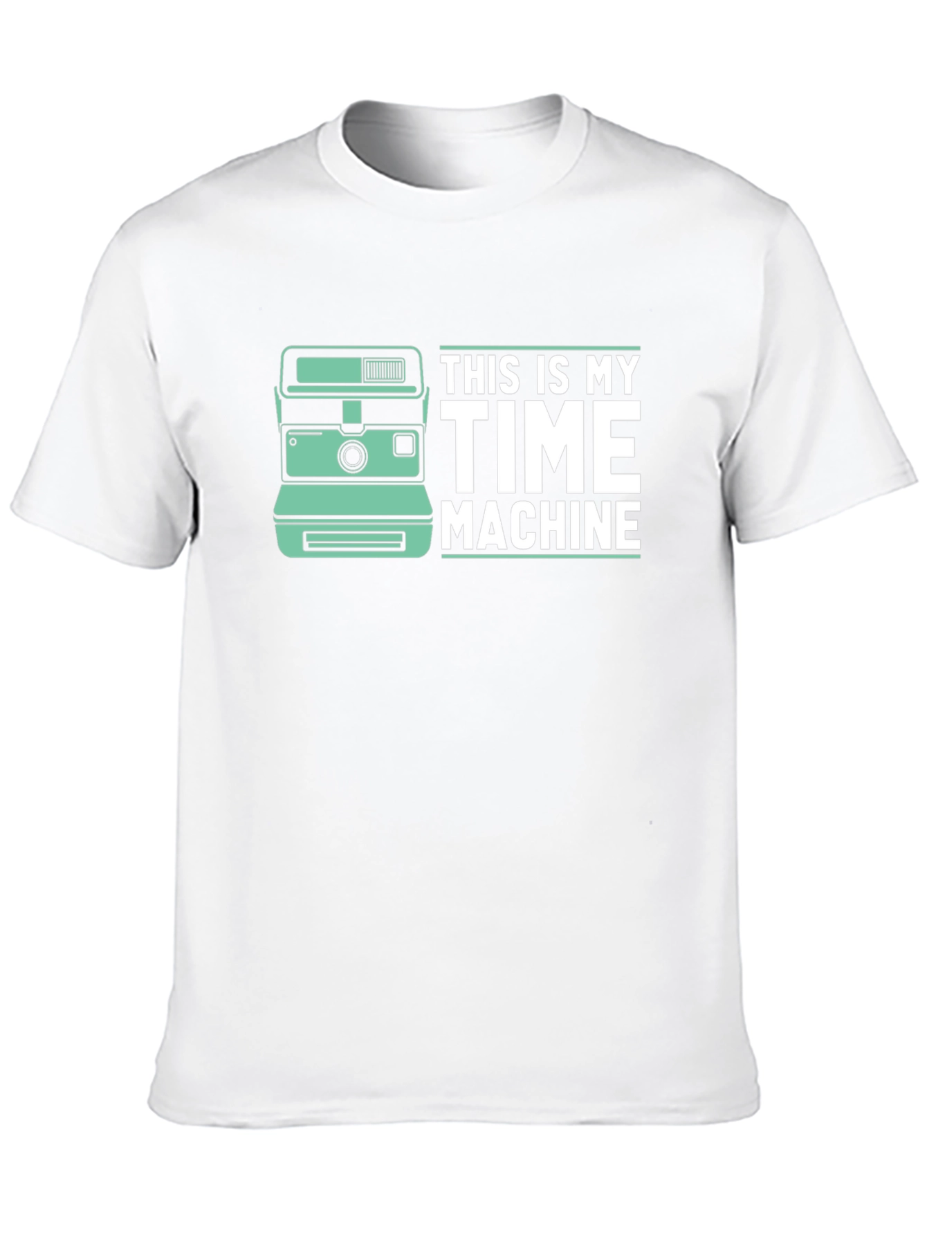 Time Machine Camera Graphic Tee - Black