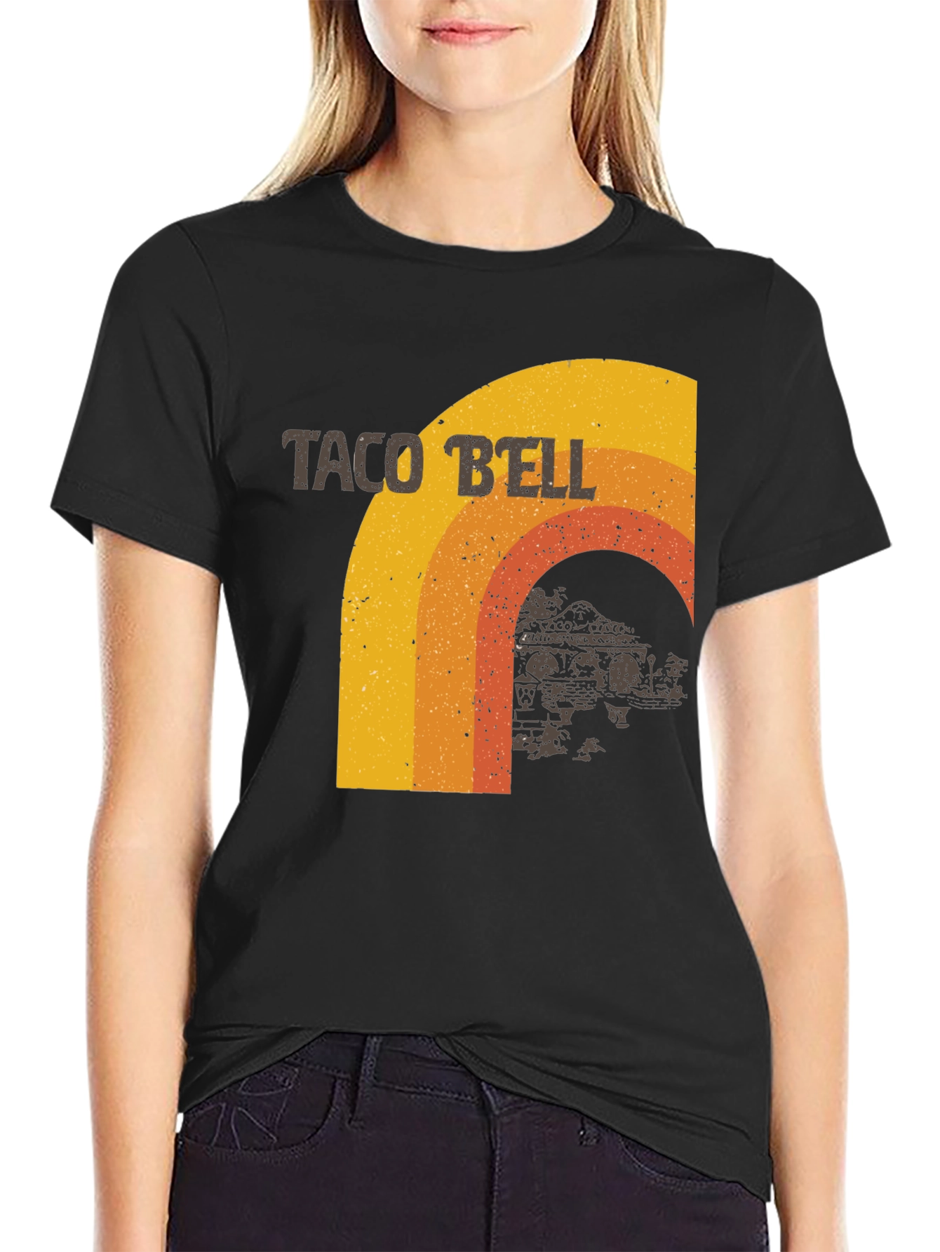 Retro Taco Bell Black T-Shirt