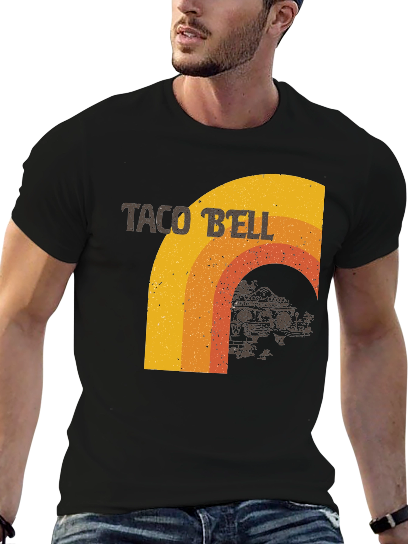 Retro Taco Bell Black T-Shirt
