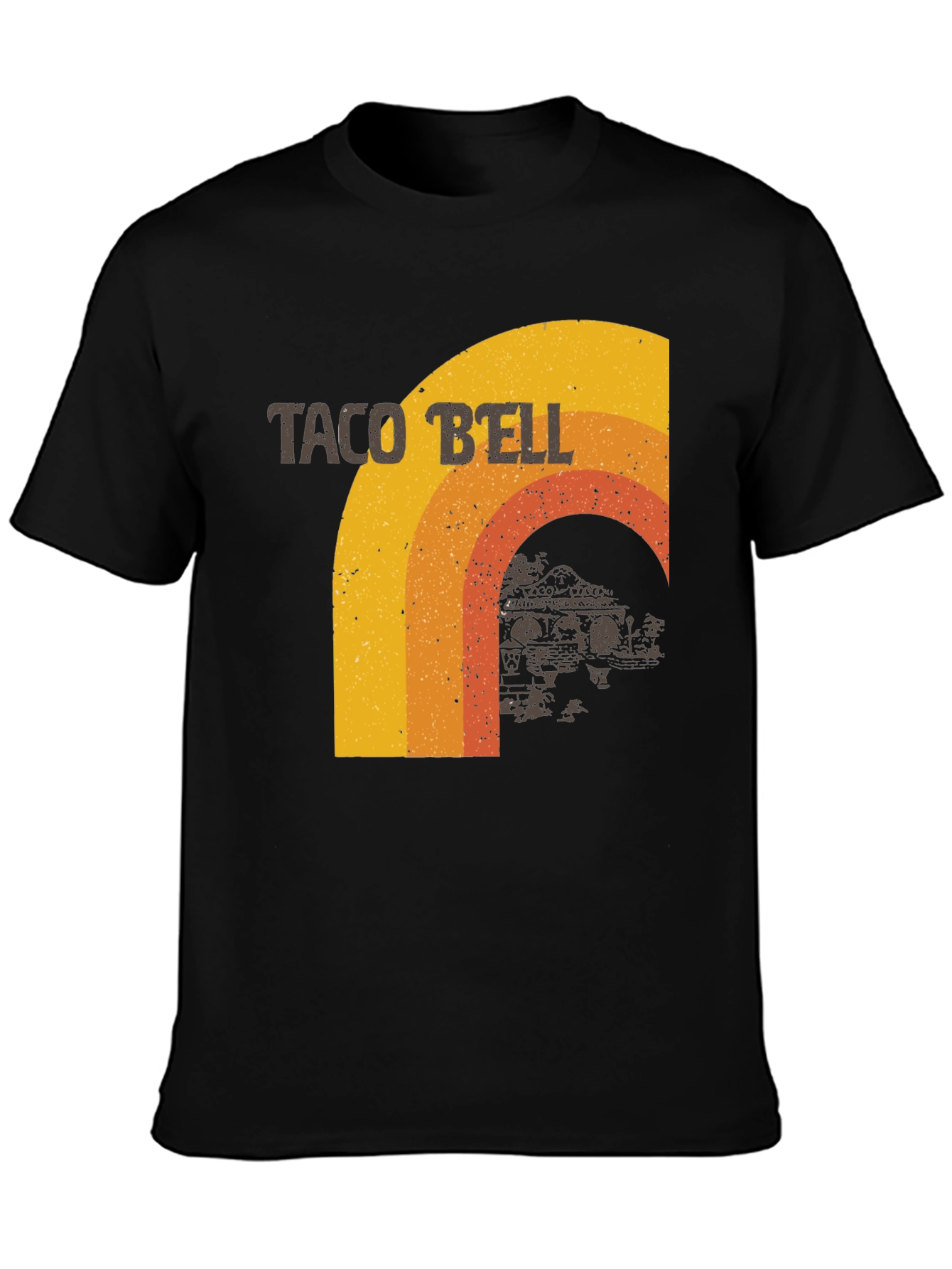 Retro Taco Bell Black T-Shirt