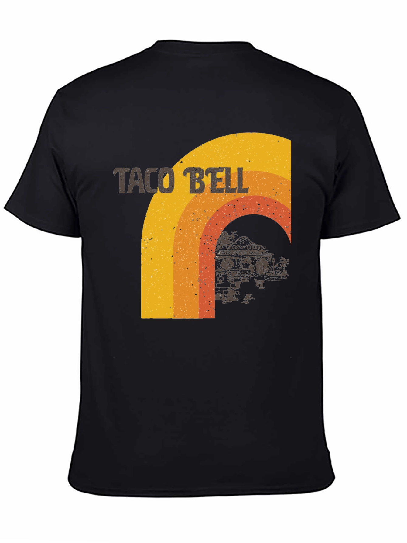 Retro Taco Bell Black T-Shirt