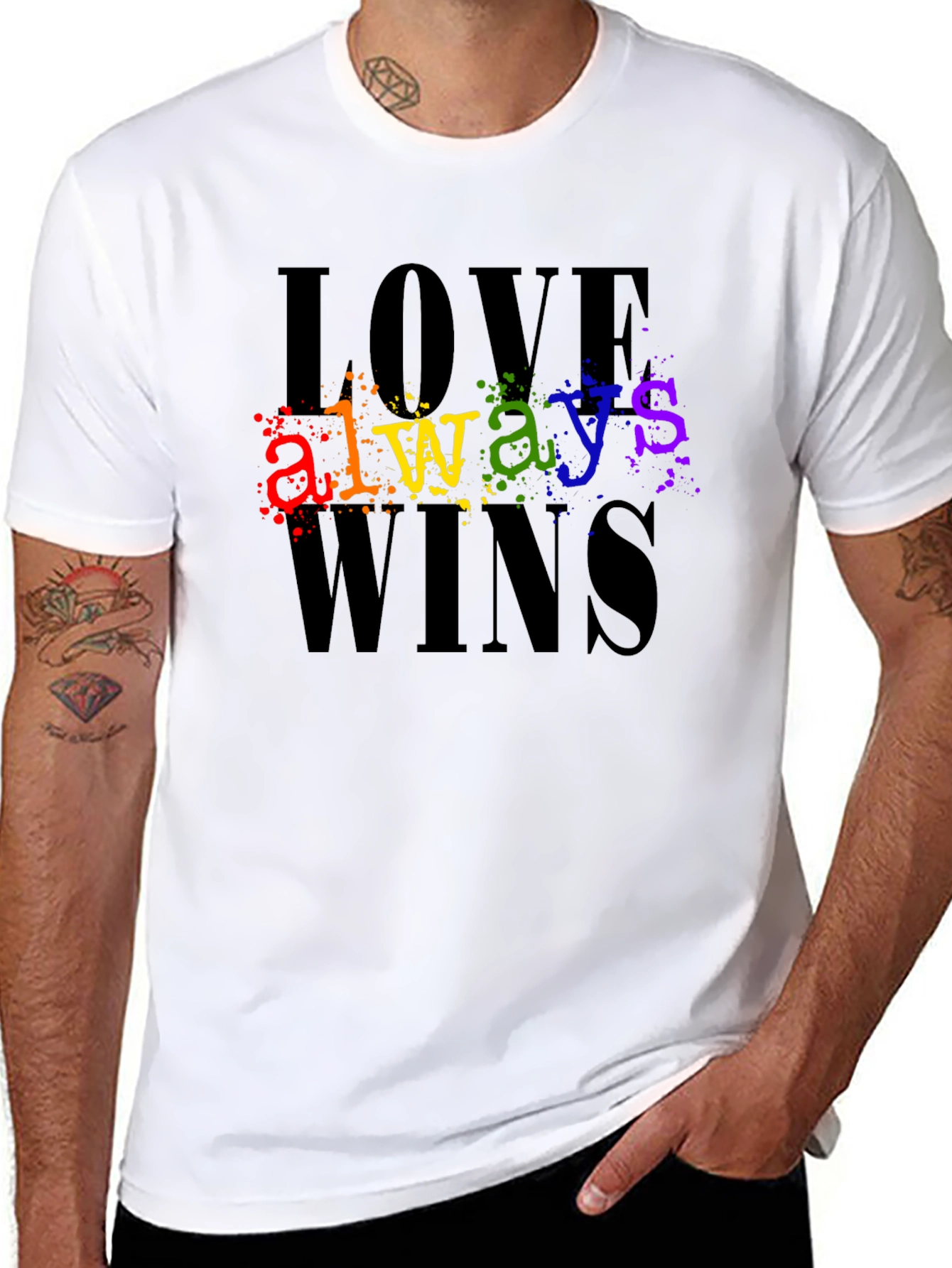 Love Always Wins LGBTQ Pride T-Shirt