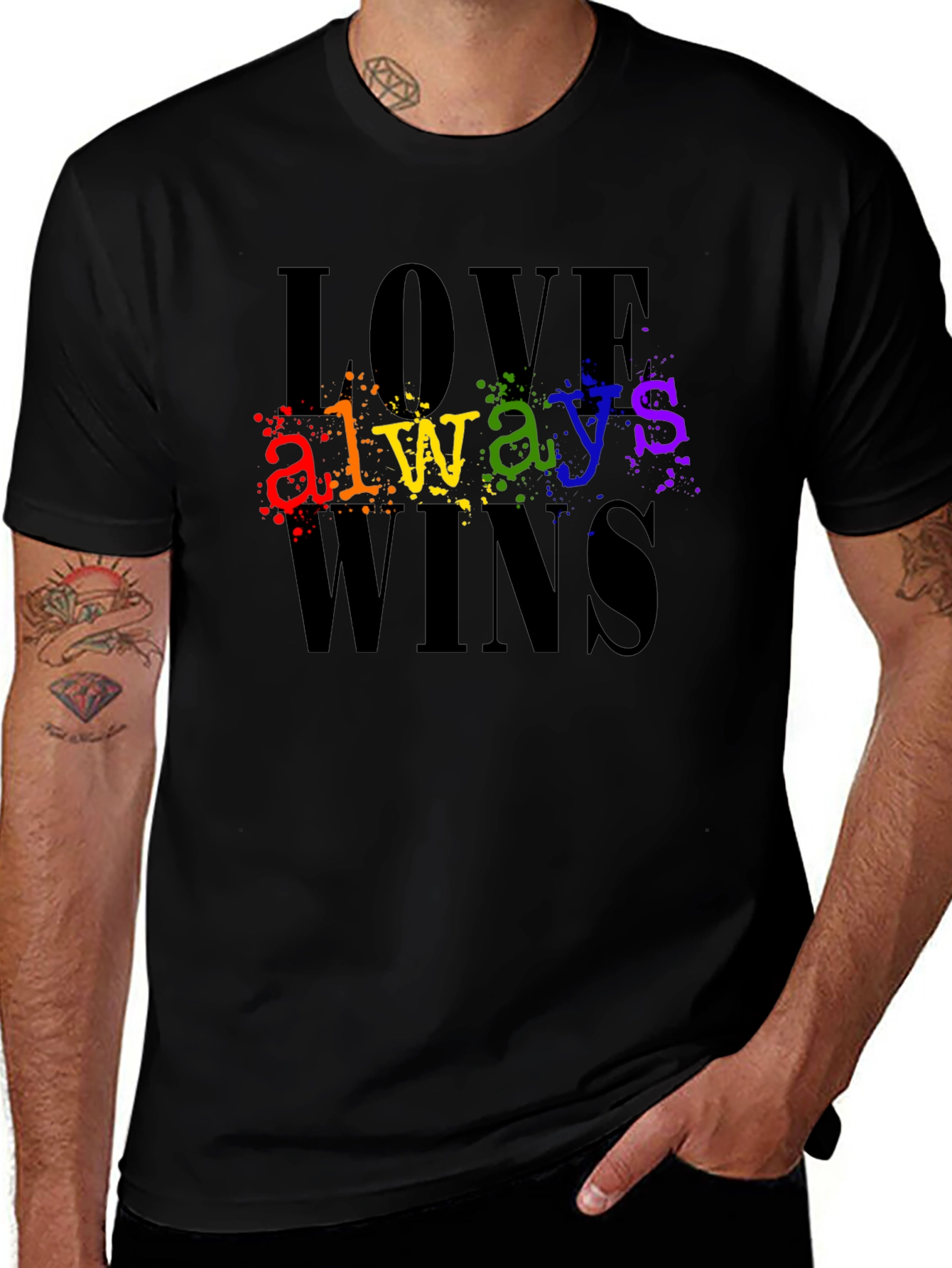Love Always Wins LGBTQ Pride T-Shirt