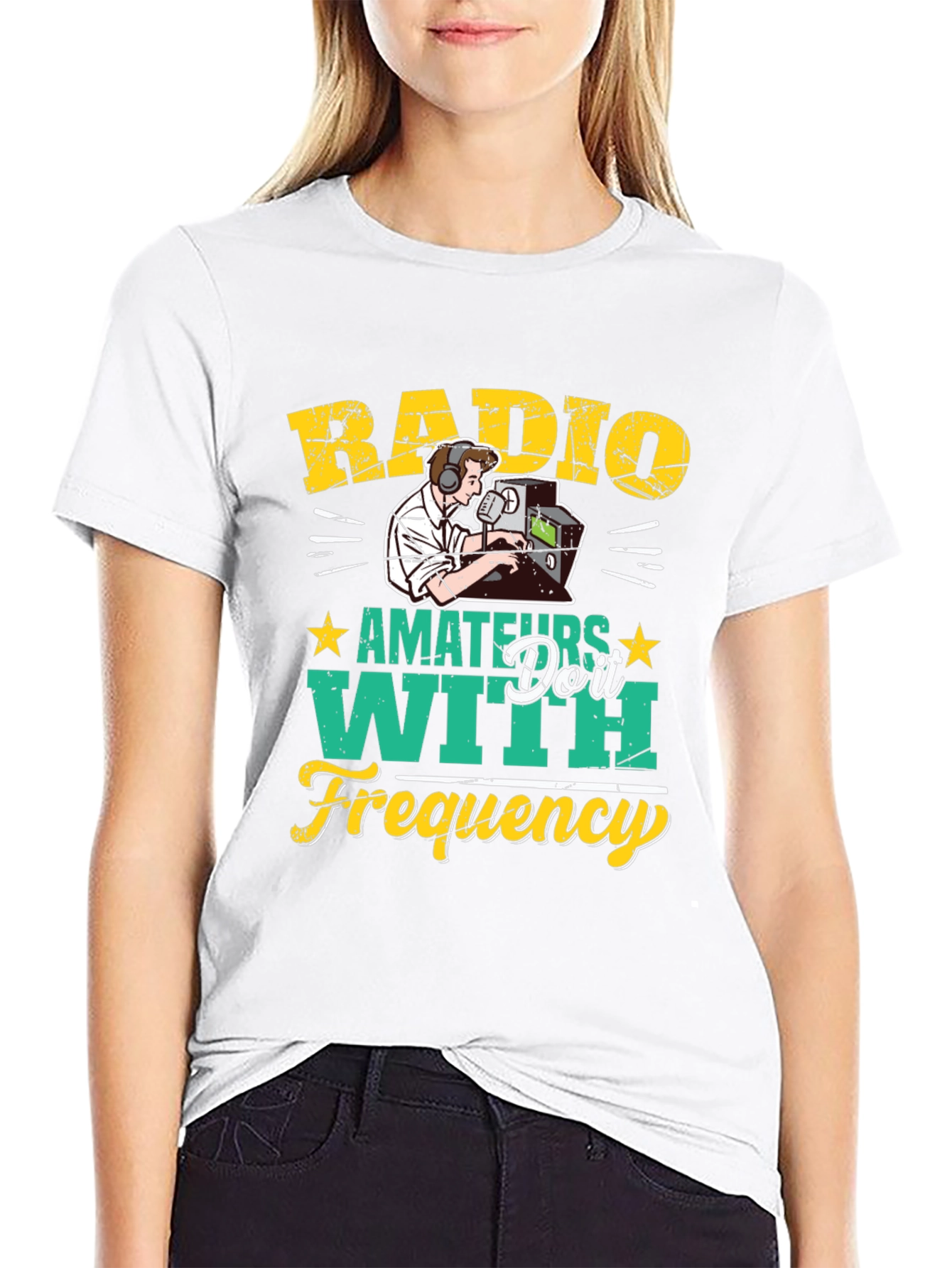 Radio Amateurs With Frequency T-Shirt