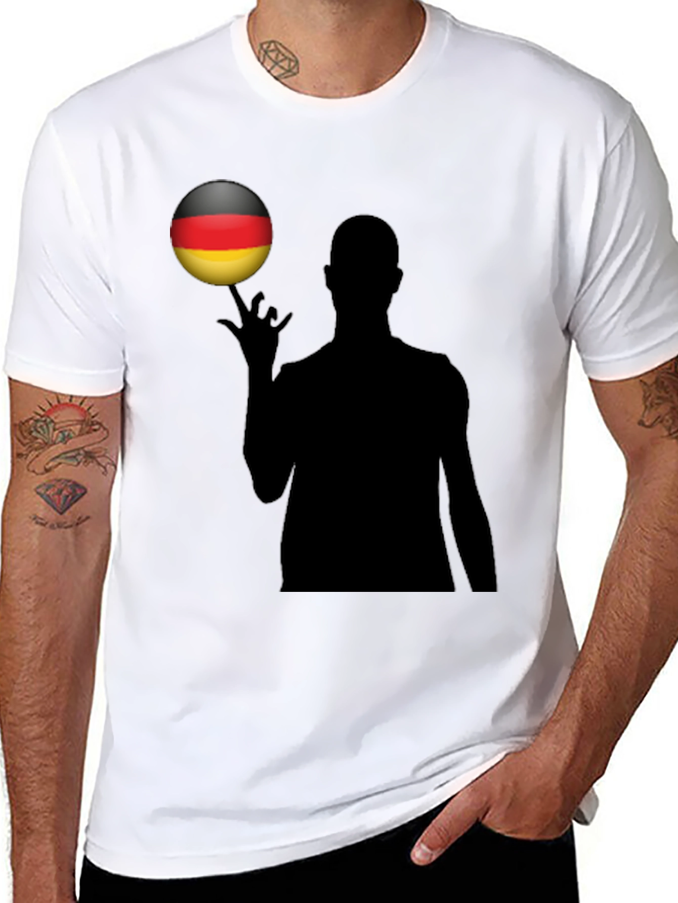 Germany Flag Basketball Graphic Tee