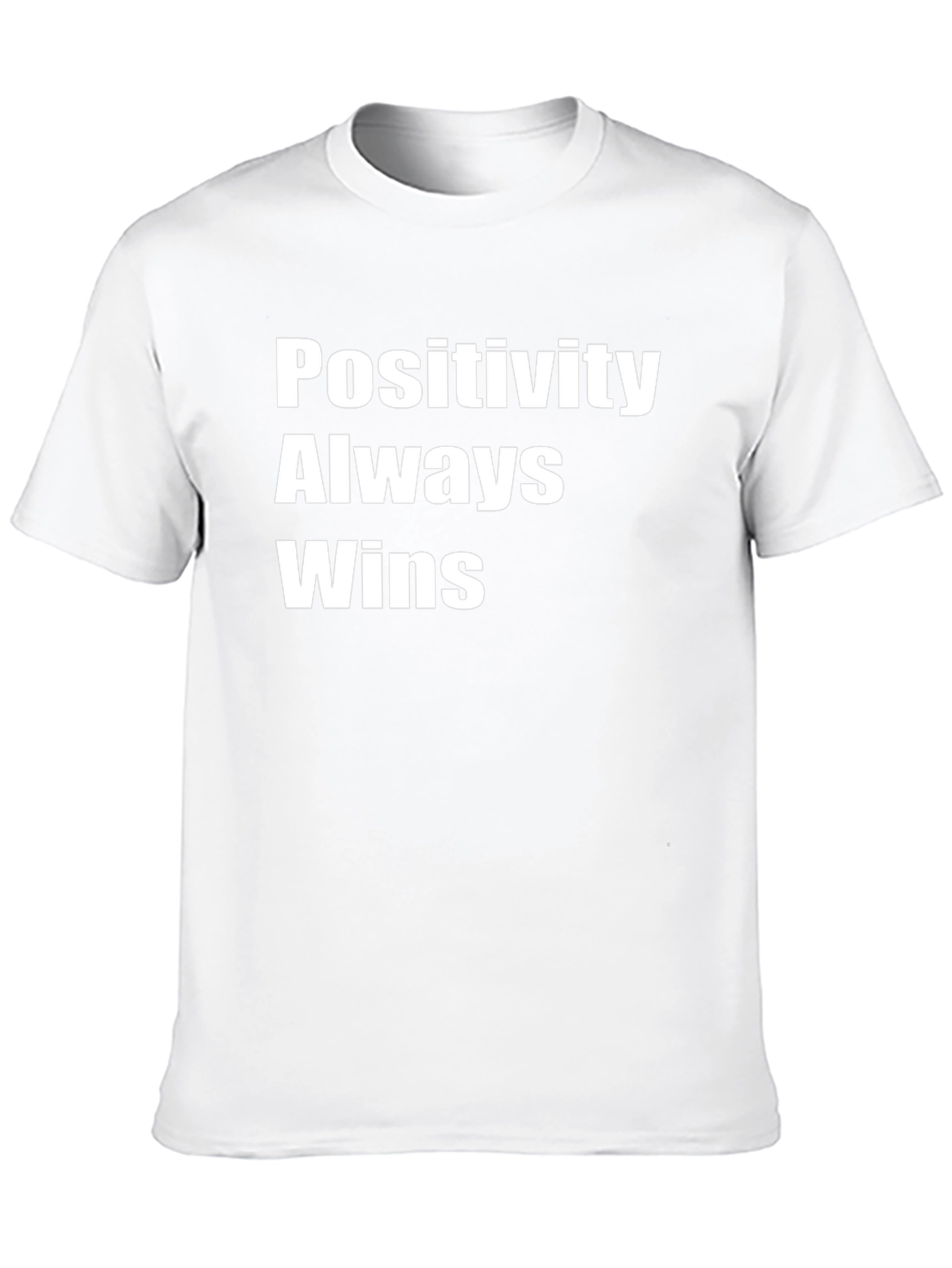 Positivity Always Wins Black T-Shirt