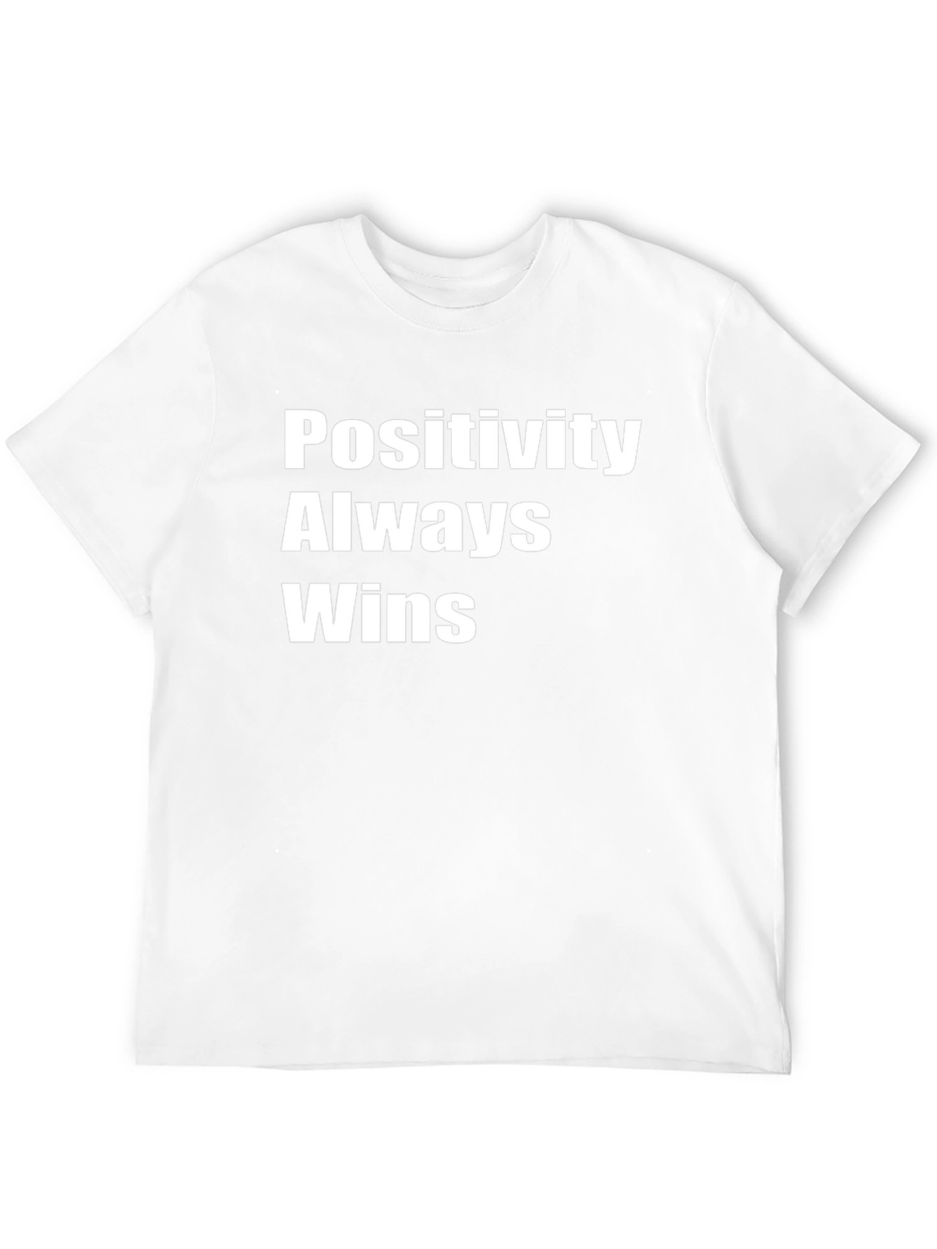 Positivity Always Wins Black T-Shirt