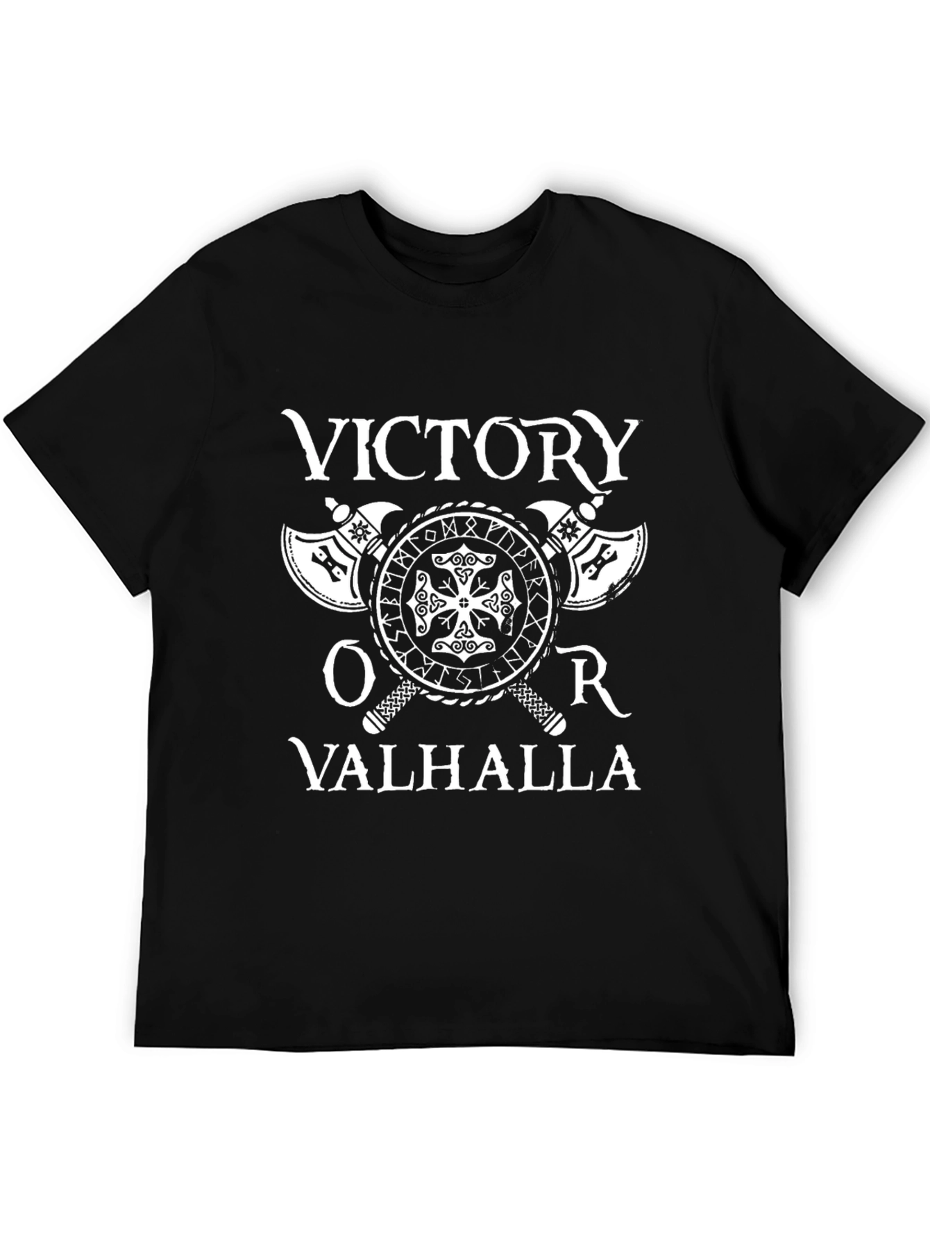 Victory or Valhalla Viking Axe T-Shirt