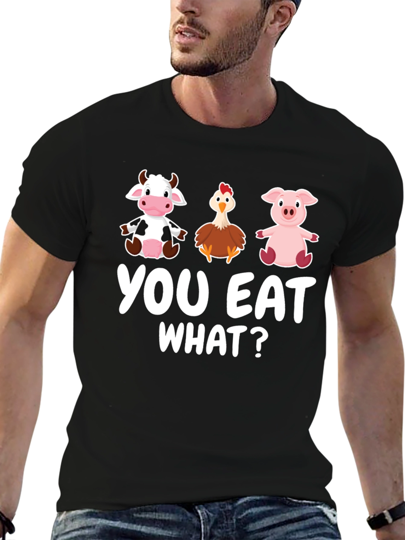 Funny Vegan You Eat What? T-Shirt