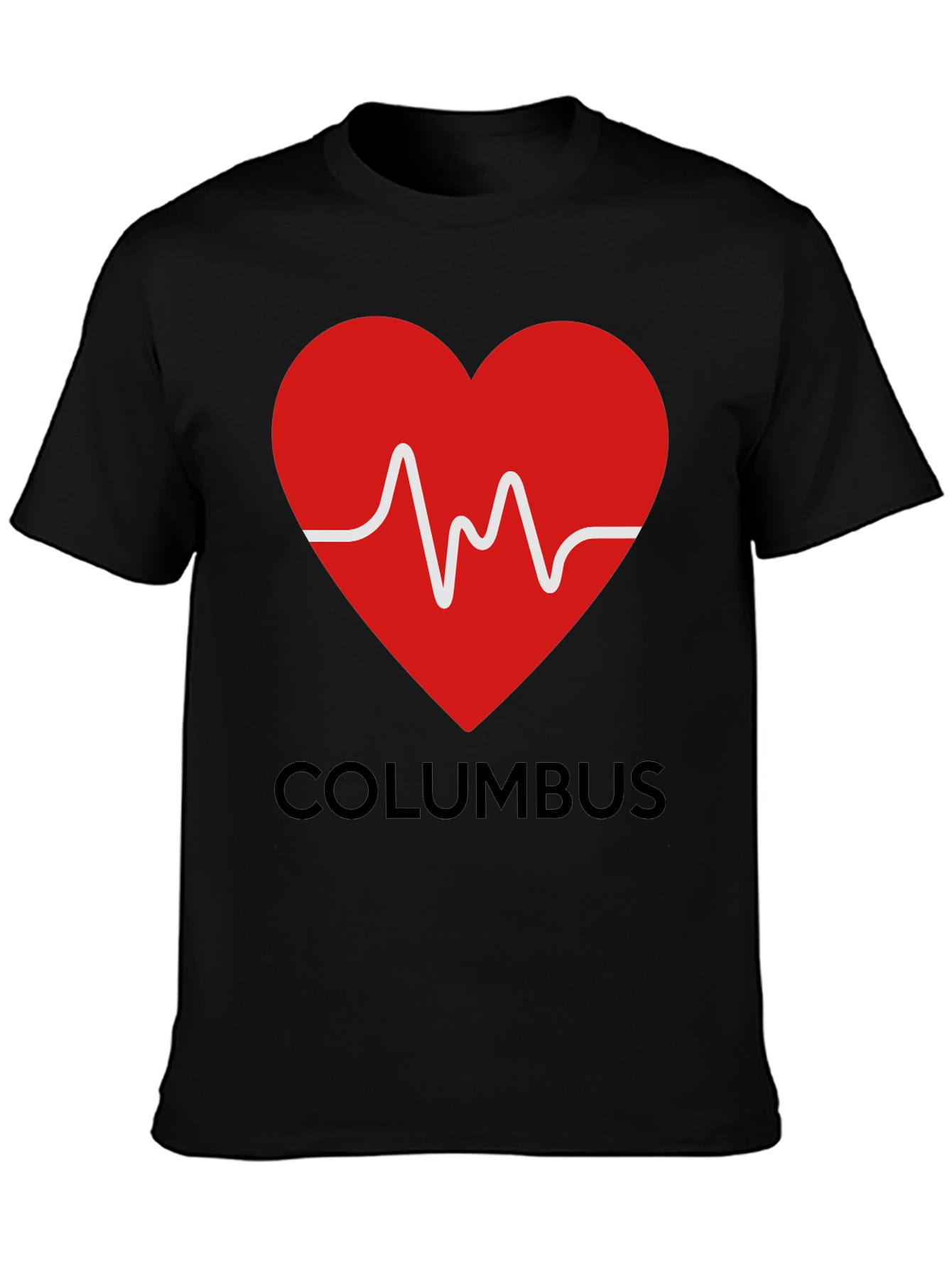 Columbus Heartbeat T-Shirt - City Pride Tee