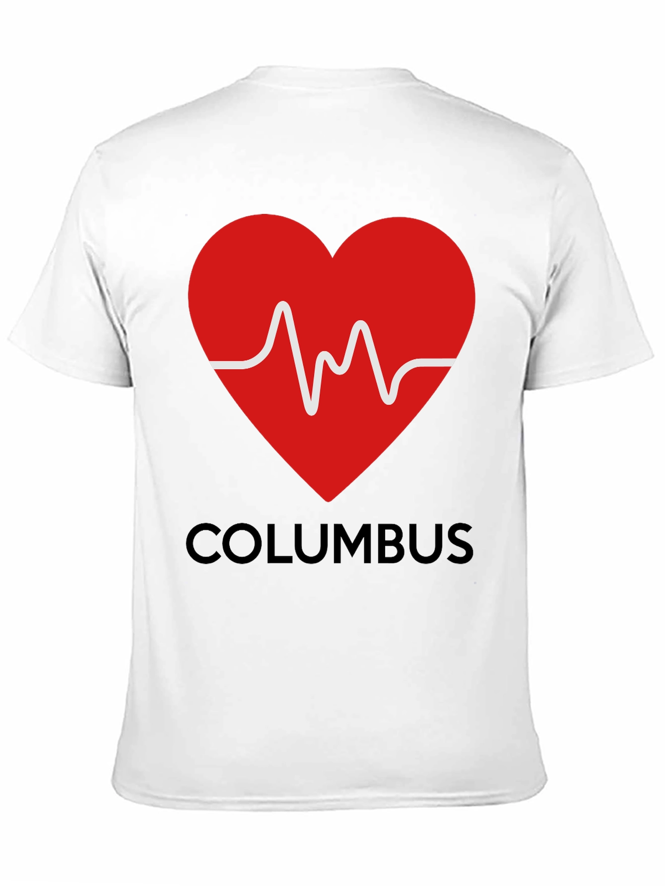 Columbus Heartbeat T-Shirt - City Pride Tee