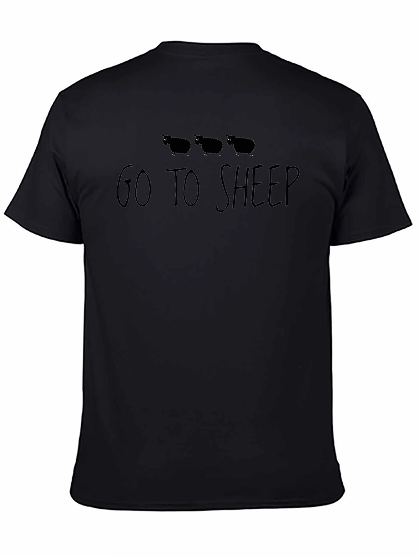 Go to Sheep Graphic Tee Black