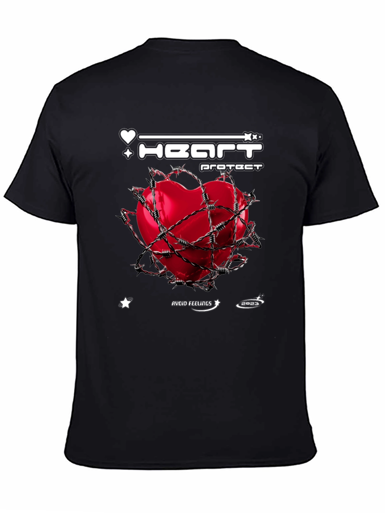Edgy Heart Protect Graphic Tee