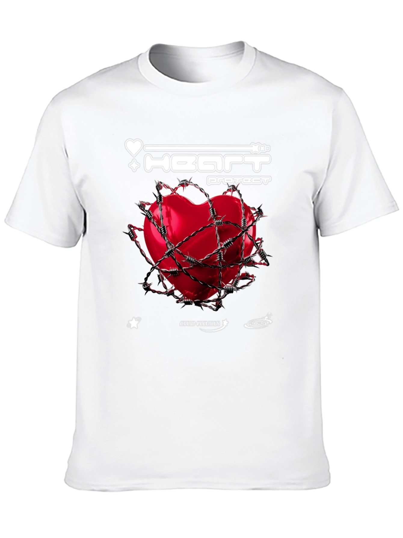 Edgy Heart Protect Graphic Tee